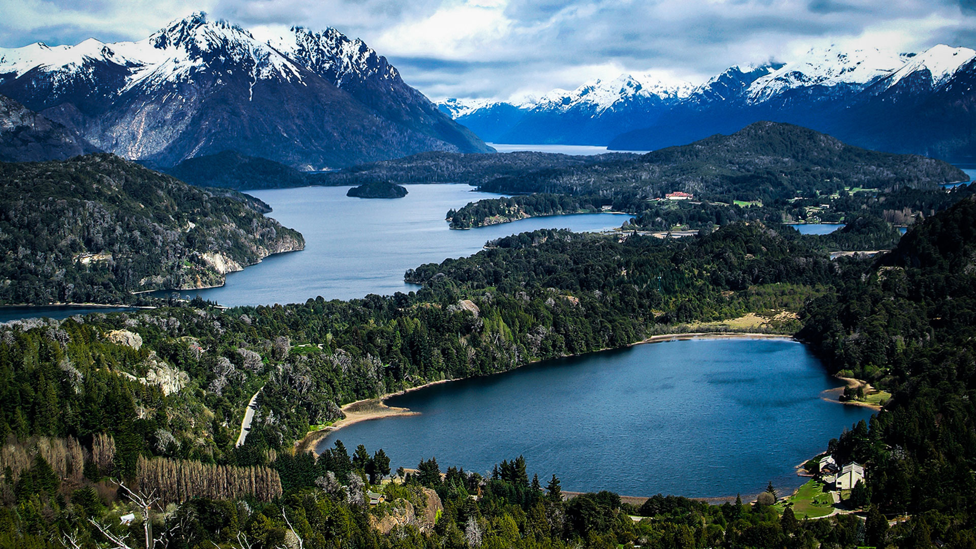 Nahuel Huapi, Patagonia landscape, Nature beauty, Scenic wallpaper, 1920x1080 Full HD Desktop