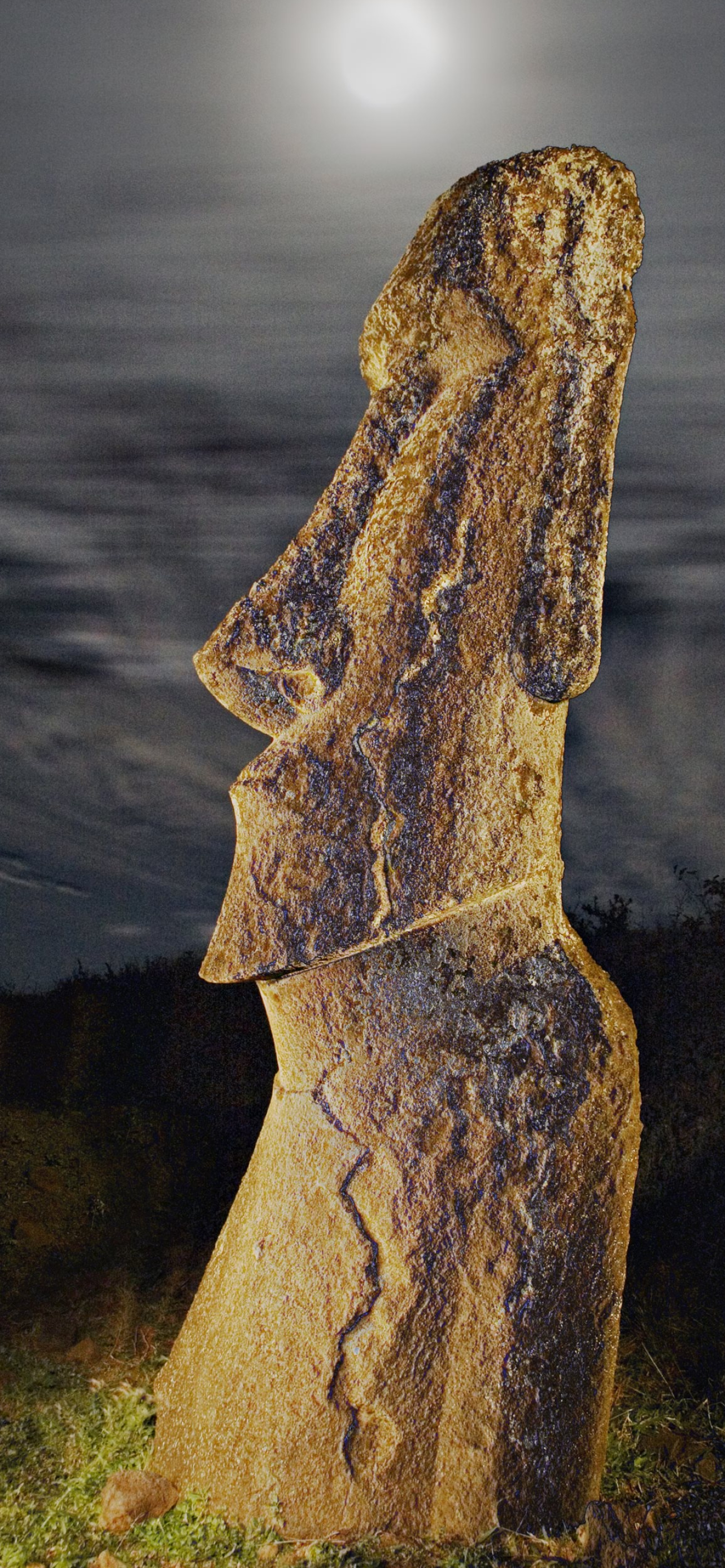 Epic Easter Island views, Stunning moai statues, Travel inspiration, Natural wonders, 1290x2780 HD Phone