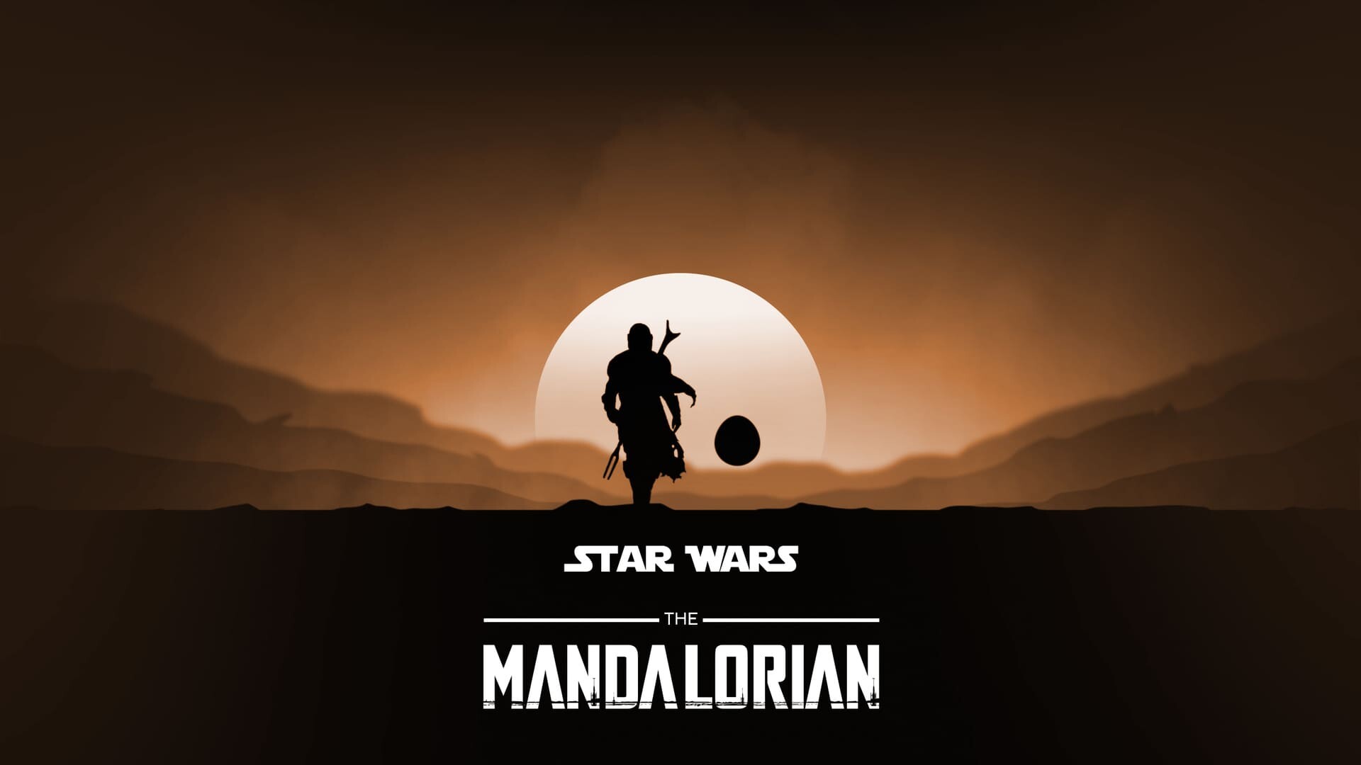 The Mandalorian: The Star Wars series led by Pedro Pascal as a lone gunfighter from Mandalore. 1920x1080 Full HD Wallpaper.