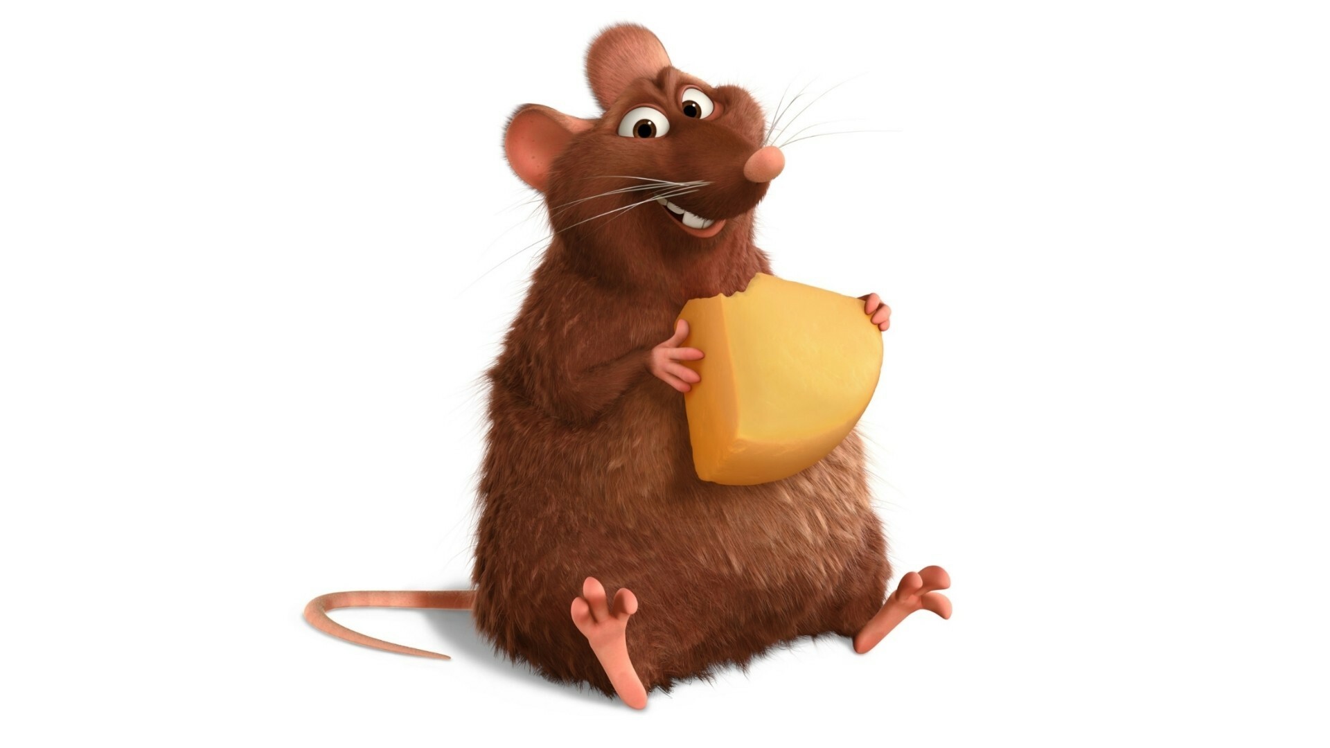 Ratatouille: Emile, Remy's older brother, Rat. 1920x1080 Full HD Background.