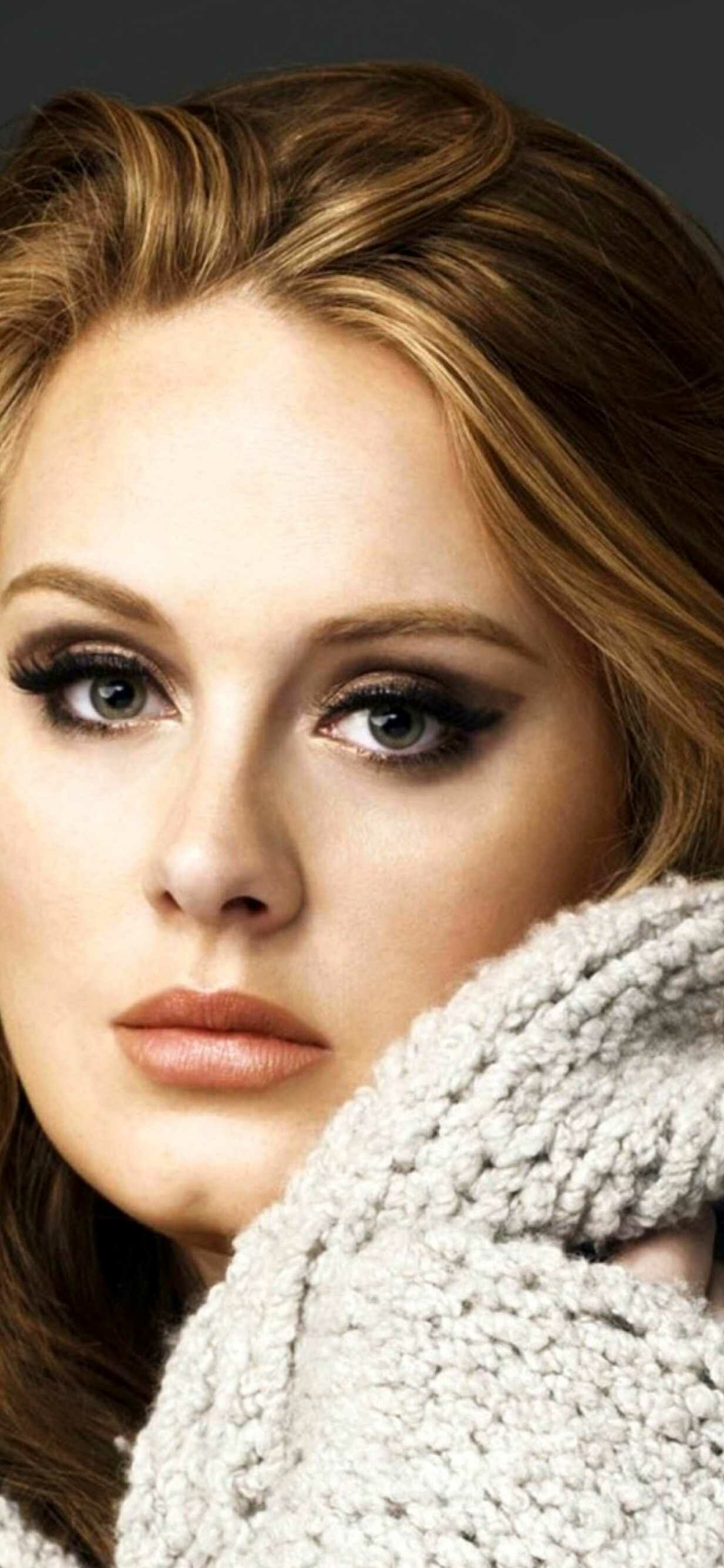 Adele: Offered a recording contract from XL Recordings after a friend posted her demo on Myspace, 2006. 1240x2670 HD Wallpaper.