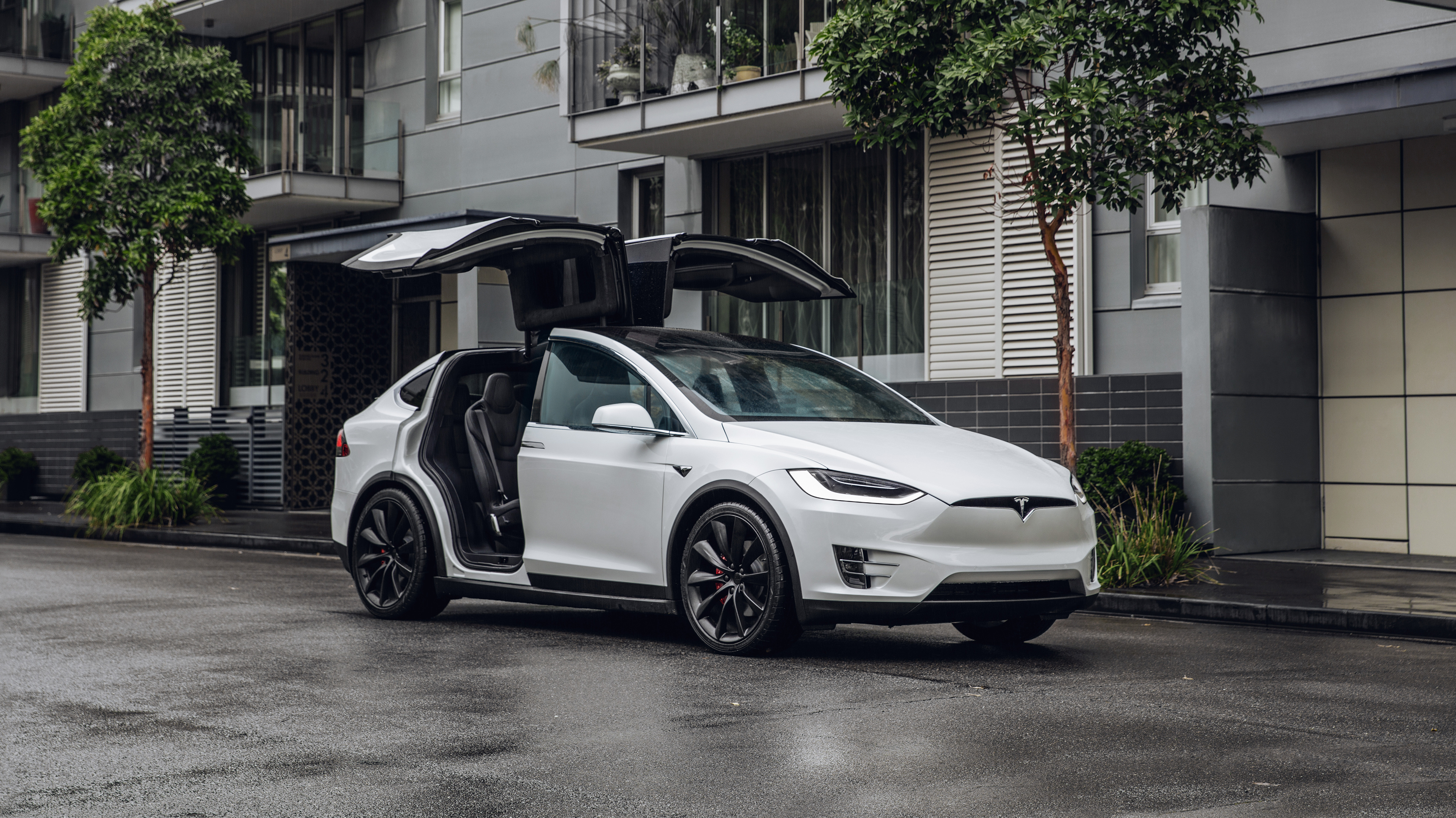 Tesla Model X, Cutting-edge electric car, Technological marvel, Driving innovation, 3840x2160 4K Desktop