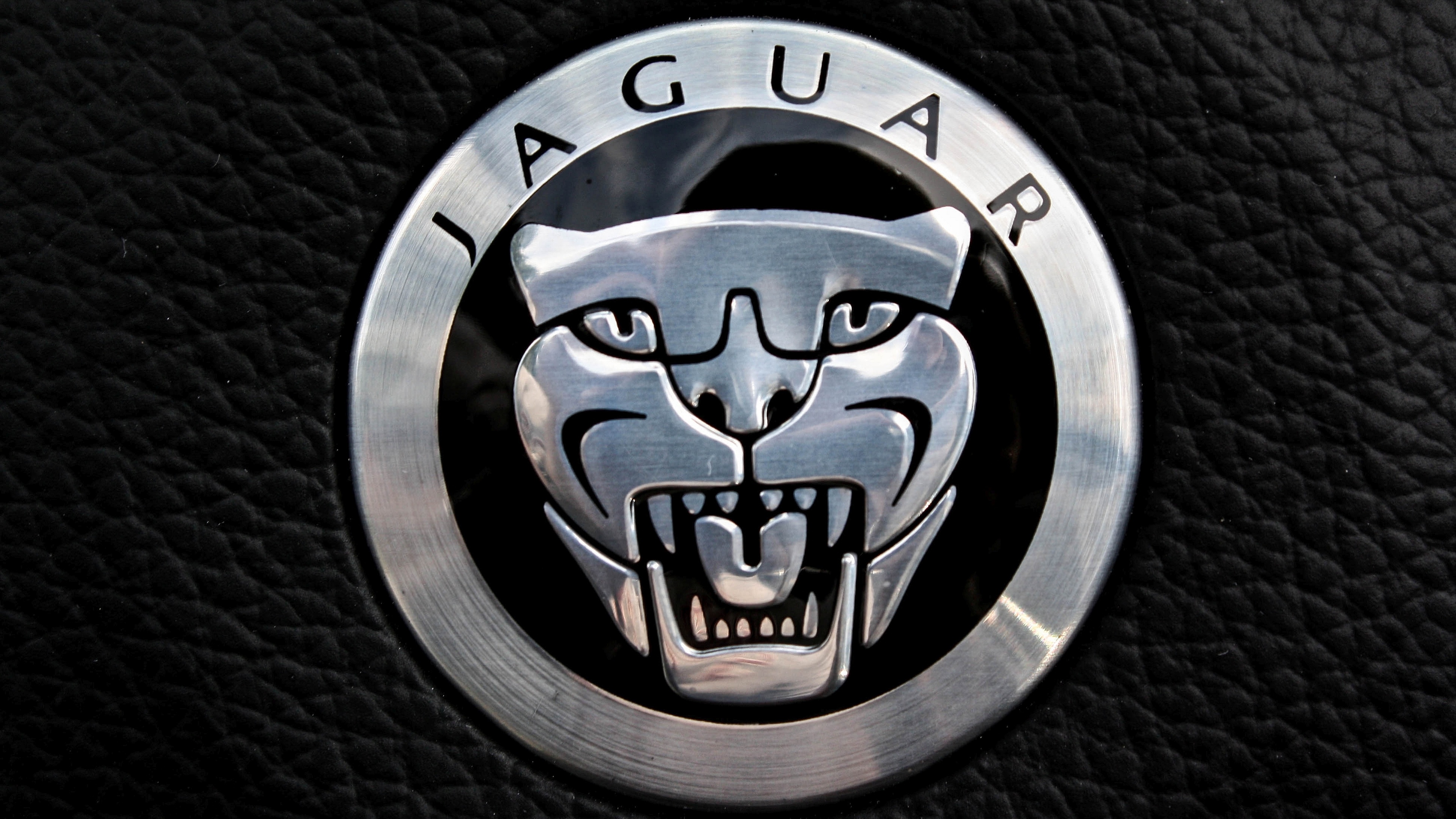 Steering Wheel, Jaguar Logo Wallpaper, 3840x2160 4K Desktop