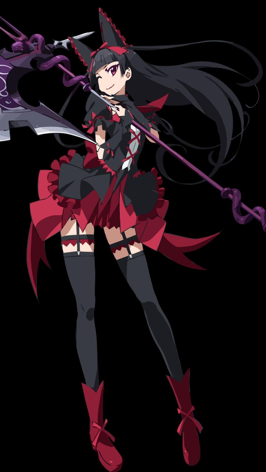 Gate (Anime): Rory Mercury, Apostle of Emroy, Religious consultant for the JSDF. 1080x1920 Full HD Wallpaper.