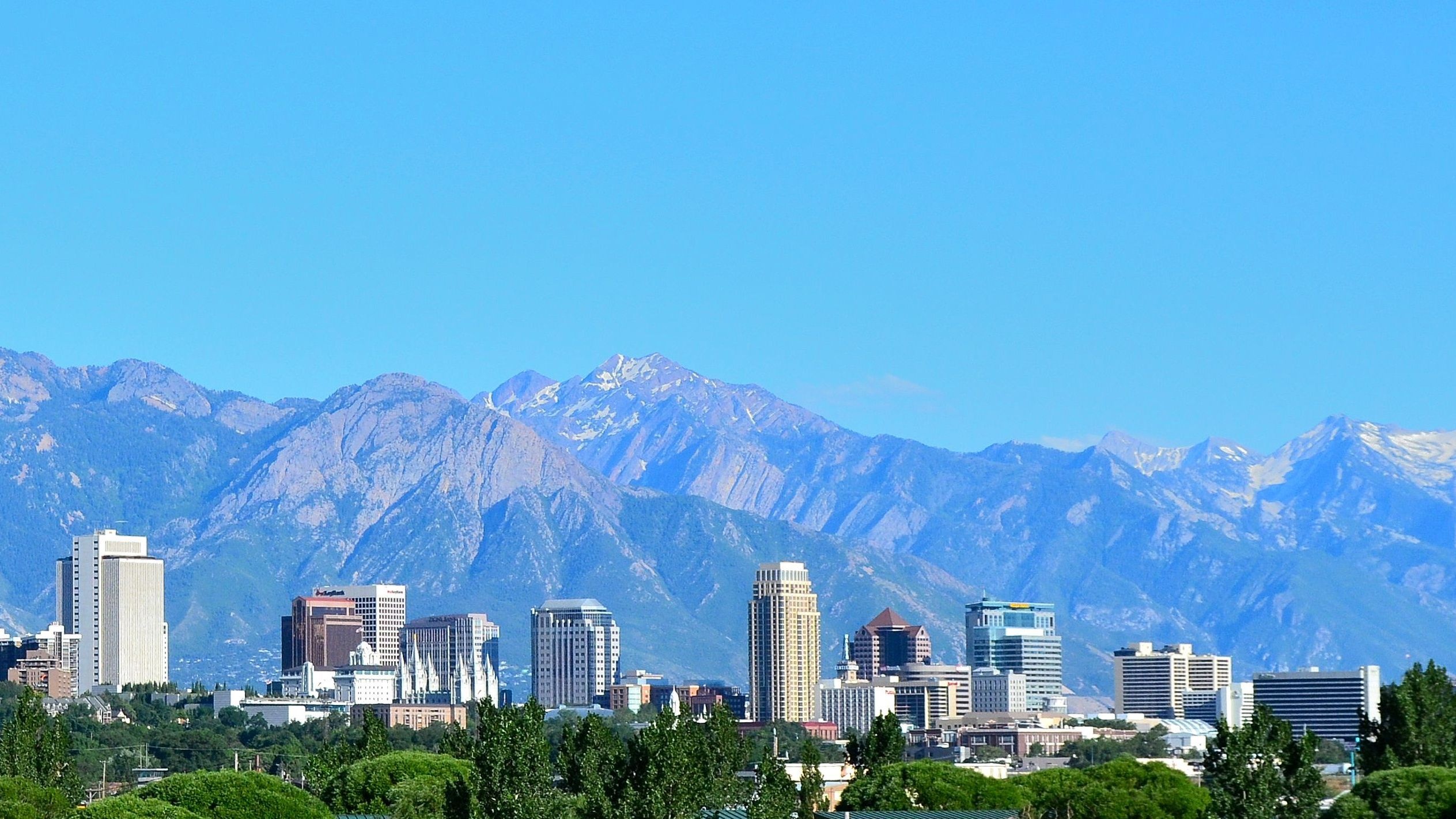 Salt Lake City Skyline, Travels, Utah travel guide, 2530x1430 HD Desktop