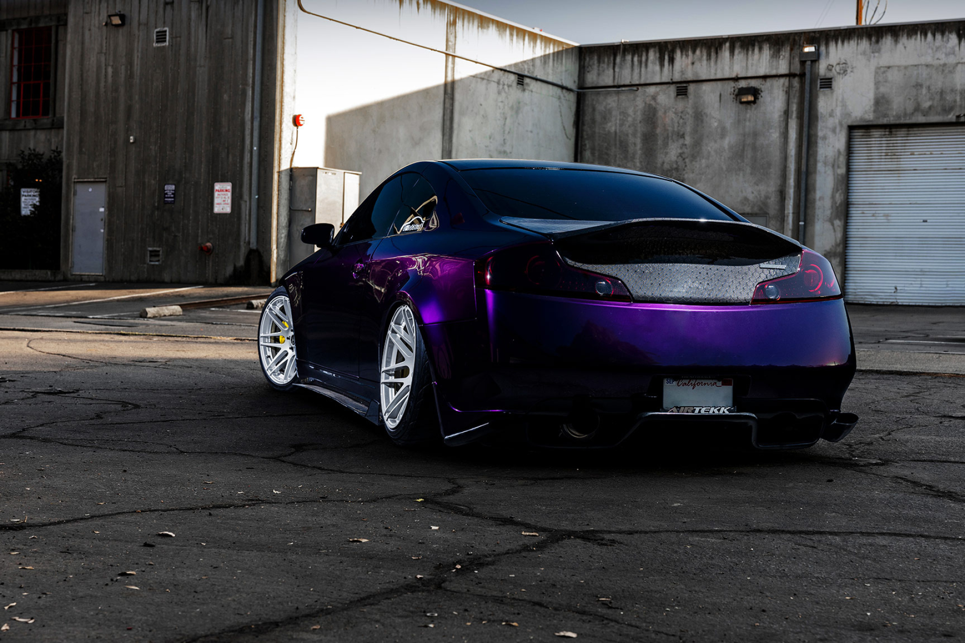 Stunning Purple Infiniti G35 With Forgestar F14 Wheels in Gloss Silver | Forgestar 1920x1280