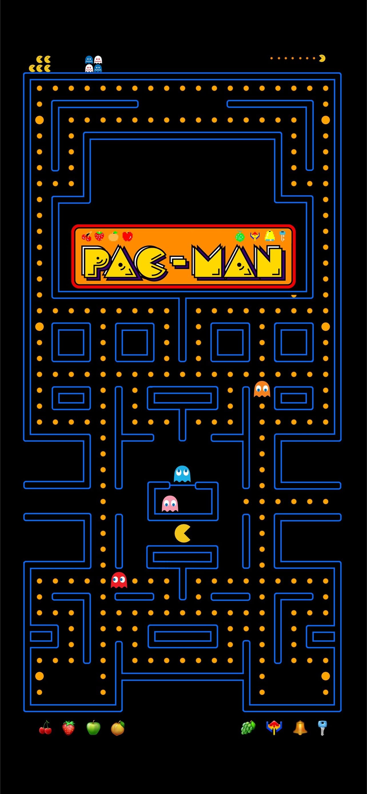 Ms. Pac-Man, HD wallpapers, iPhone, 1290x2780 HD Handy