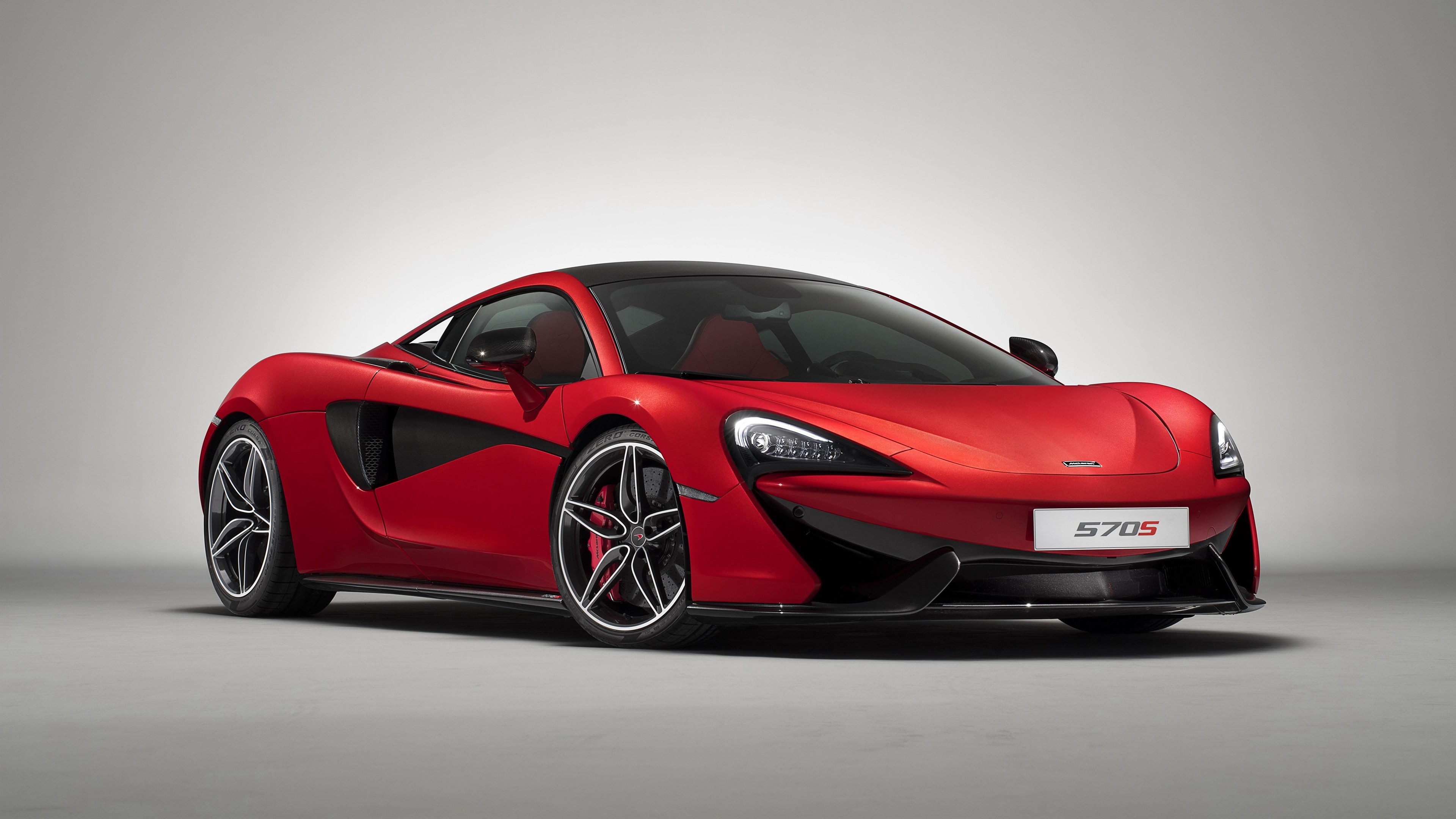 McLaren 570S (Auto), Red car design edition, Stunning visuals, Luxury sports car, 3840x2160 4K Desktop