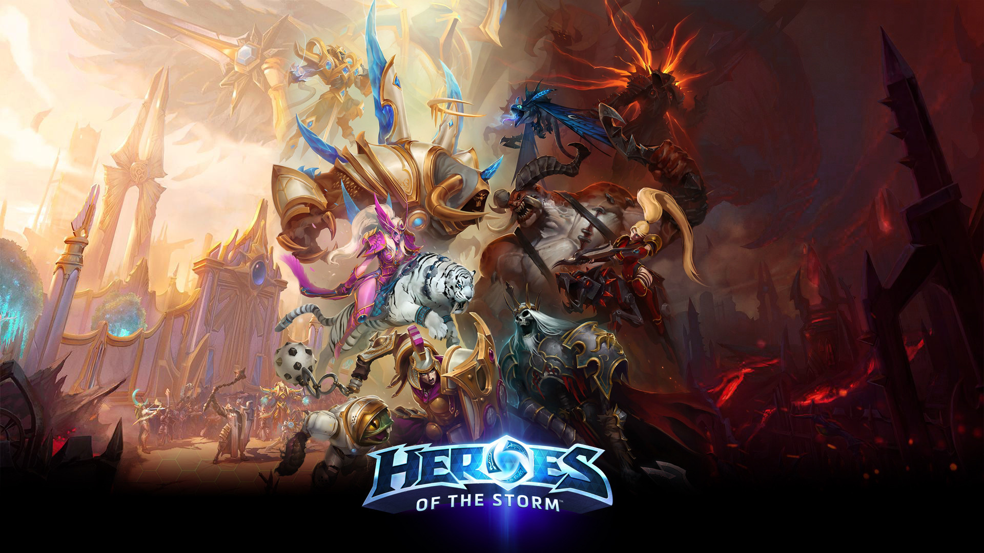 Heroes of the Storm, Gaming wallpaper, Epic battles, Exciting video game, 1920x1080 Full HD Desktop