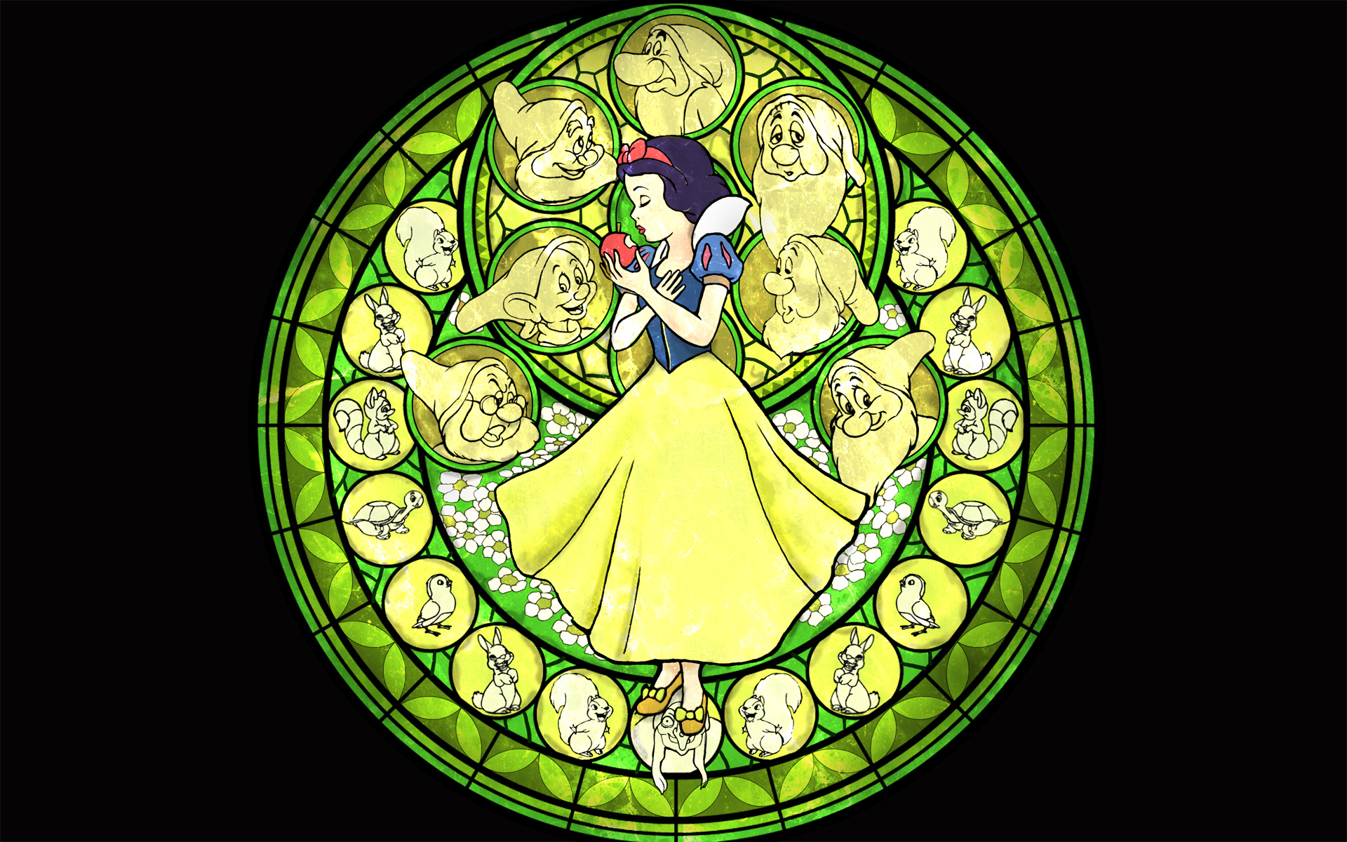 Snow White and the Seven Dwarfs, High-definition wallpapers, Enchanting backgrounds, Classic animation, 1920x1200 HD Desktop