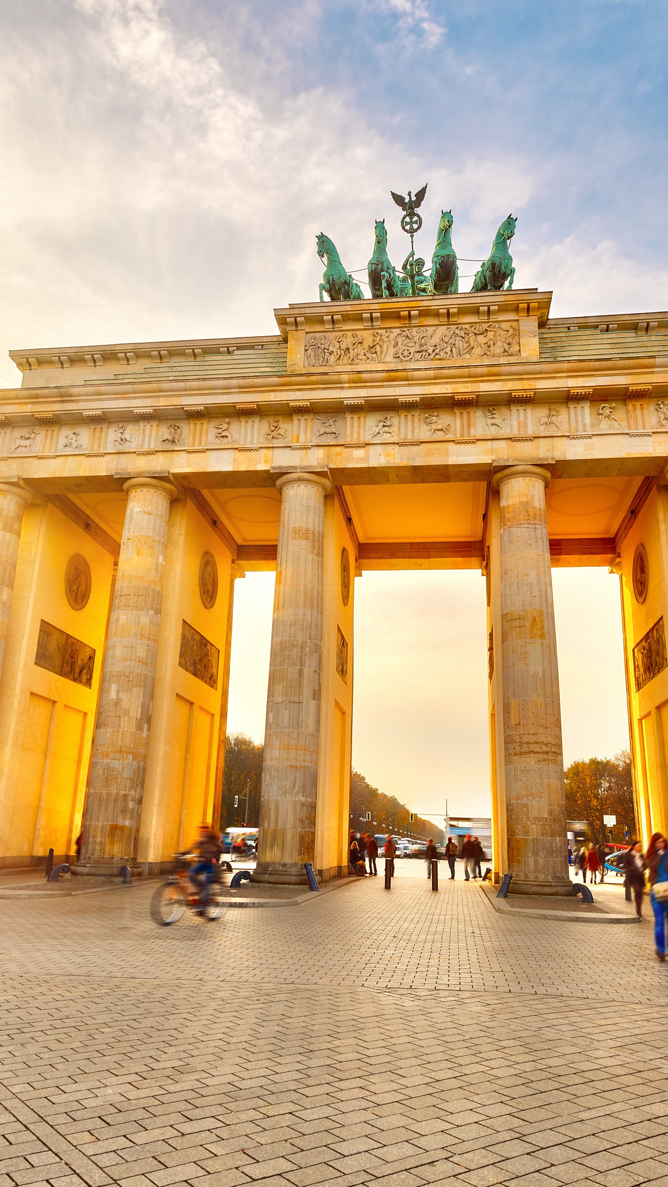 Brandenburg Gate, Berlin Germany, Travel, 2160x3840 4K Phone