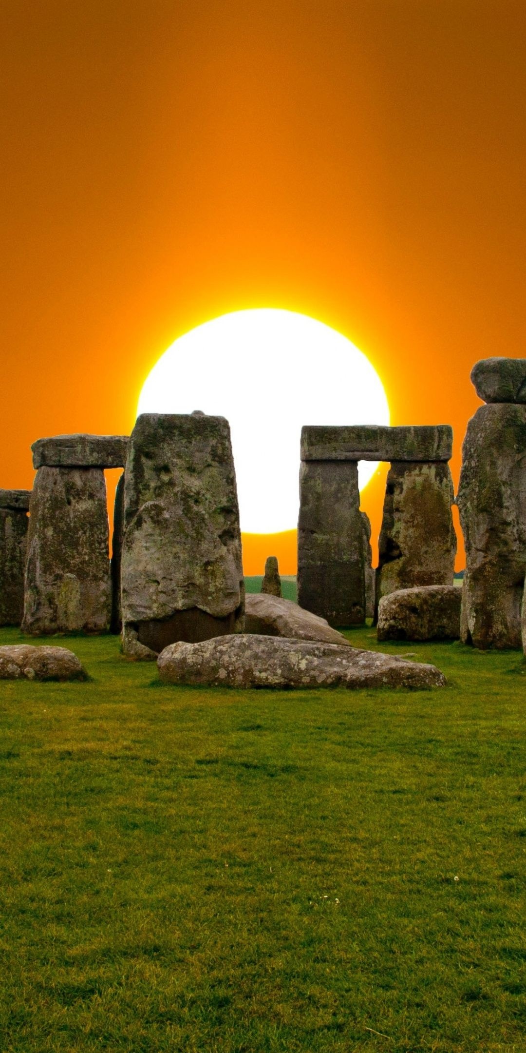 Stonehenge landscape sunrise, Beautiful nature scenes, England stonehenge, Stonehenge rocks, 1080x2160 HD Phone