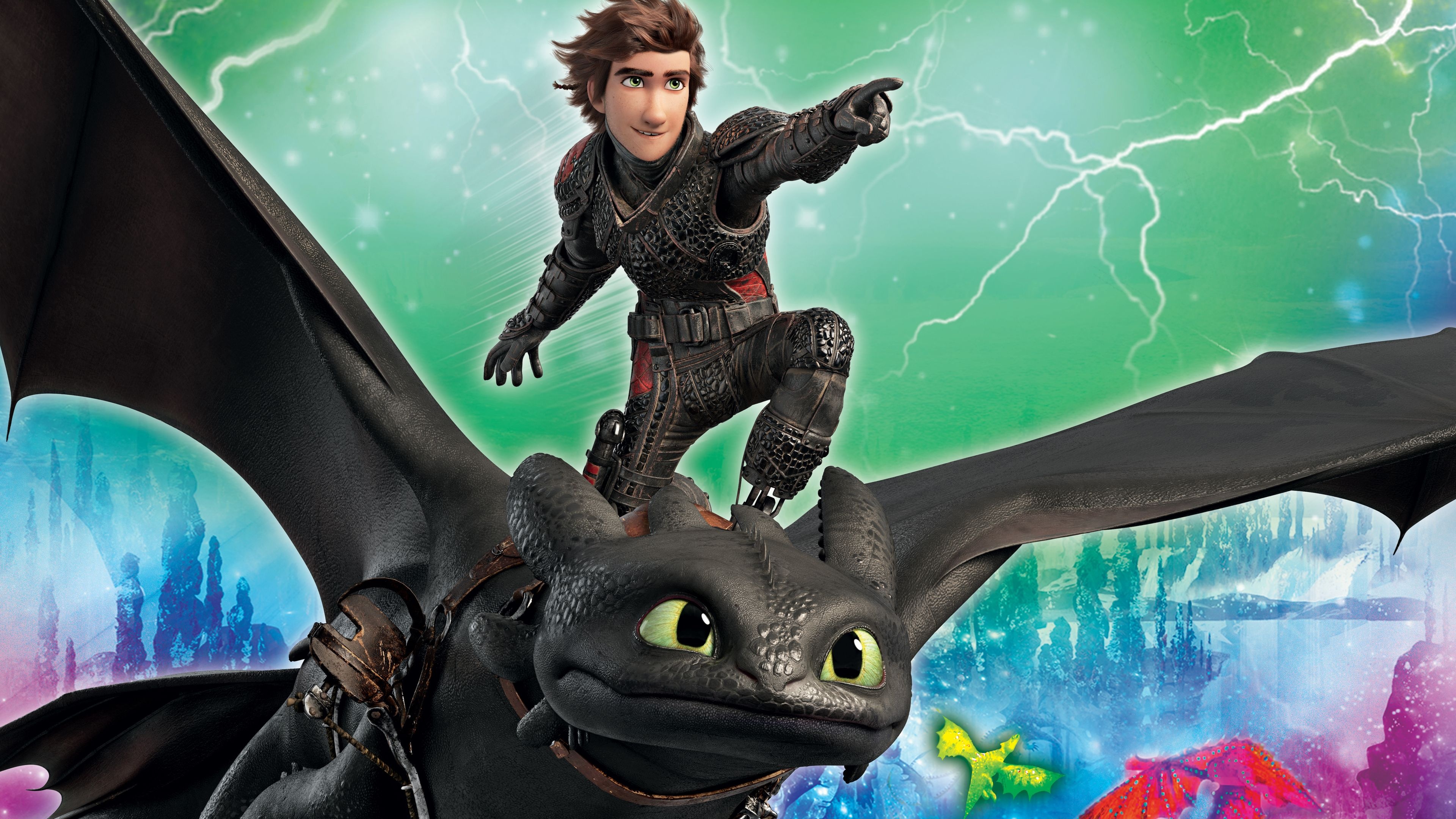 How to Train Your Dragon, 4K movies wallpapers, Animation, Hidden World, 3840x2160 4K Desktop