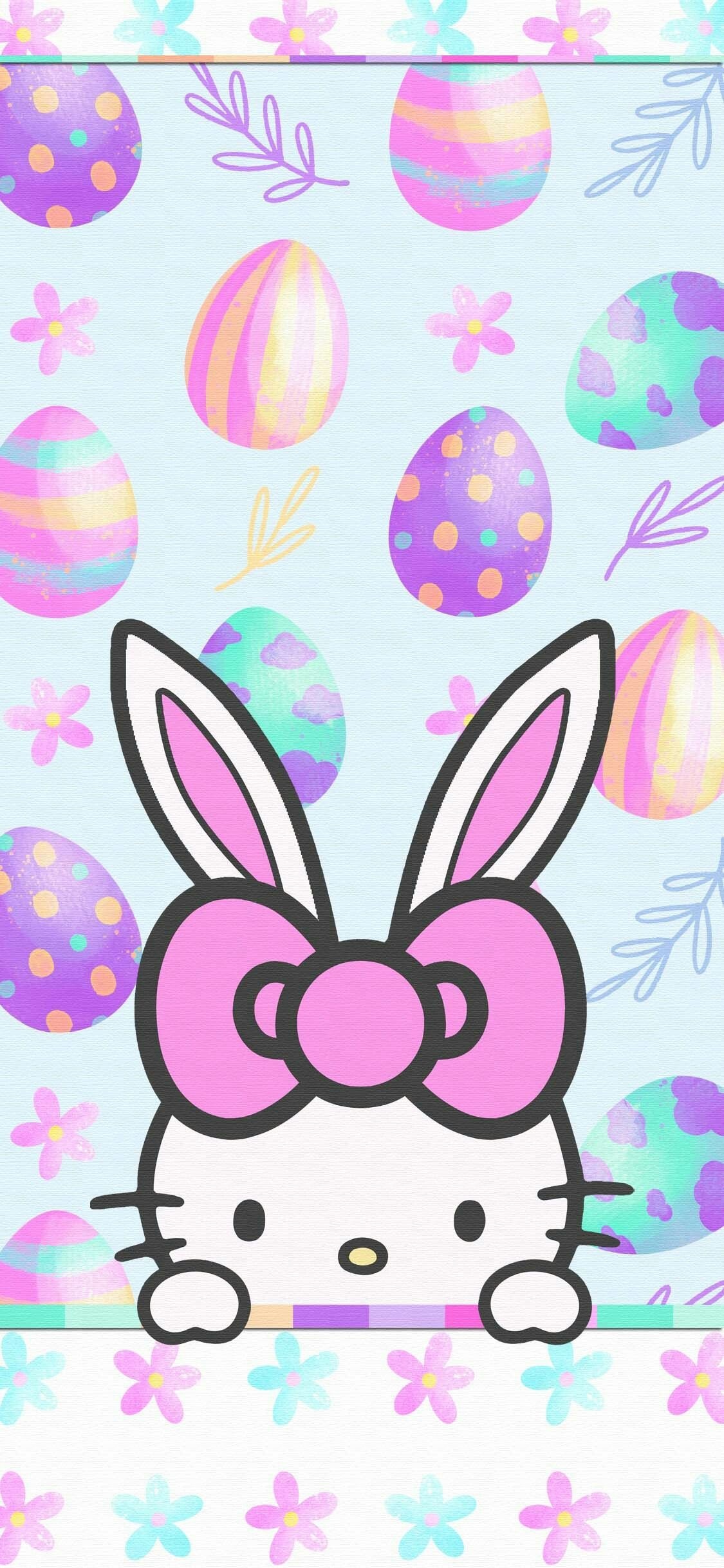 Hello Kitty Easter, Planner ideas, Beautiful nature, Easter-themed planner, 1130x2440 HD Handy