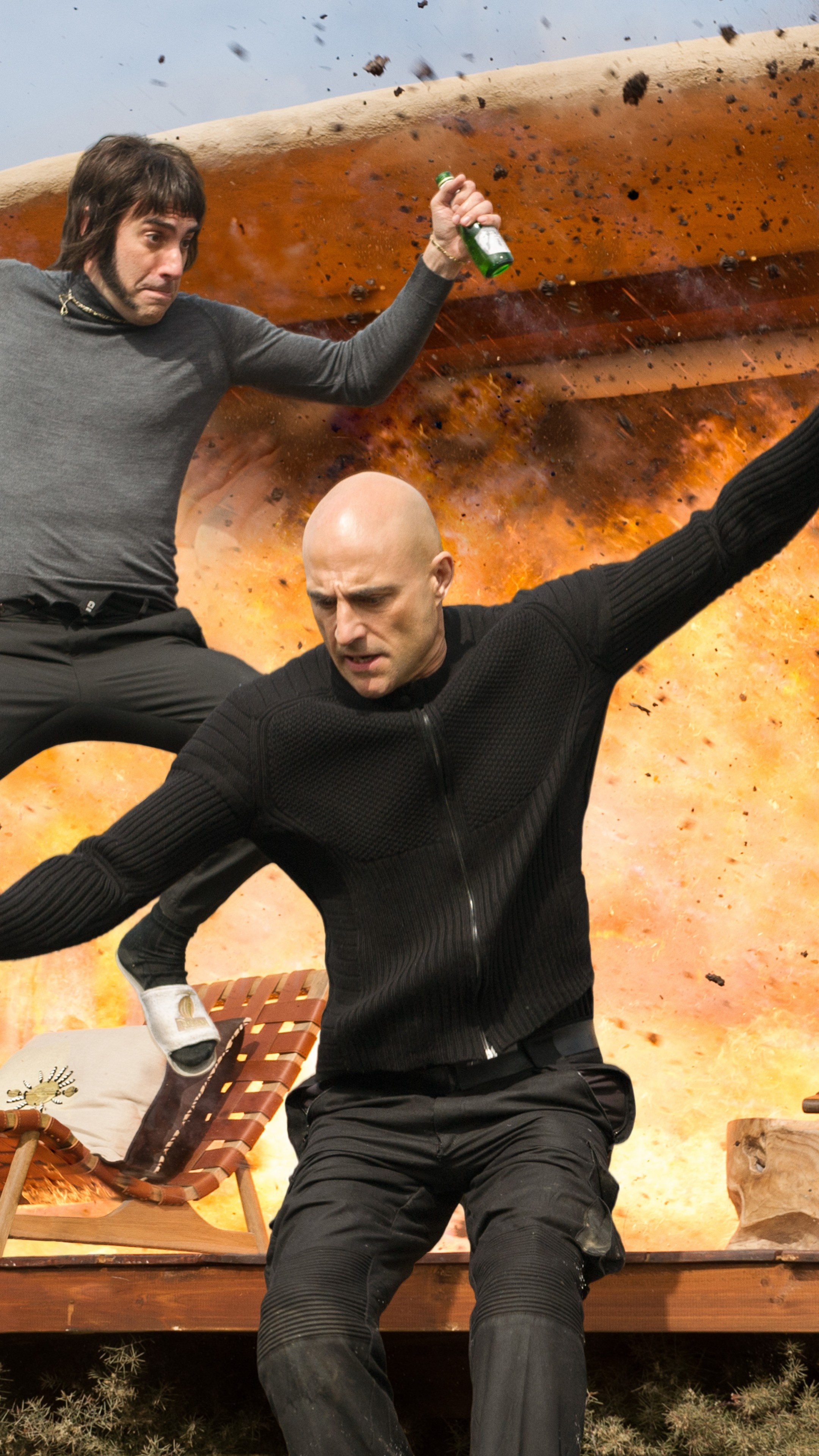 Mark Strong, The Brothers Grimsby, Best movies, 2160x3840 4K Phone