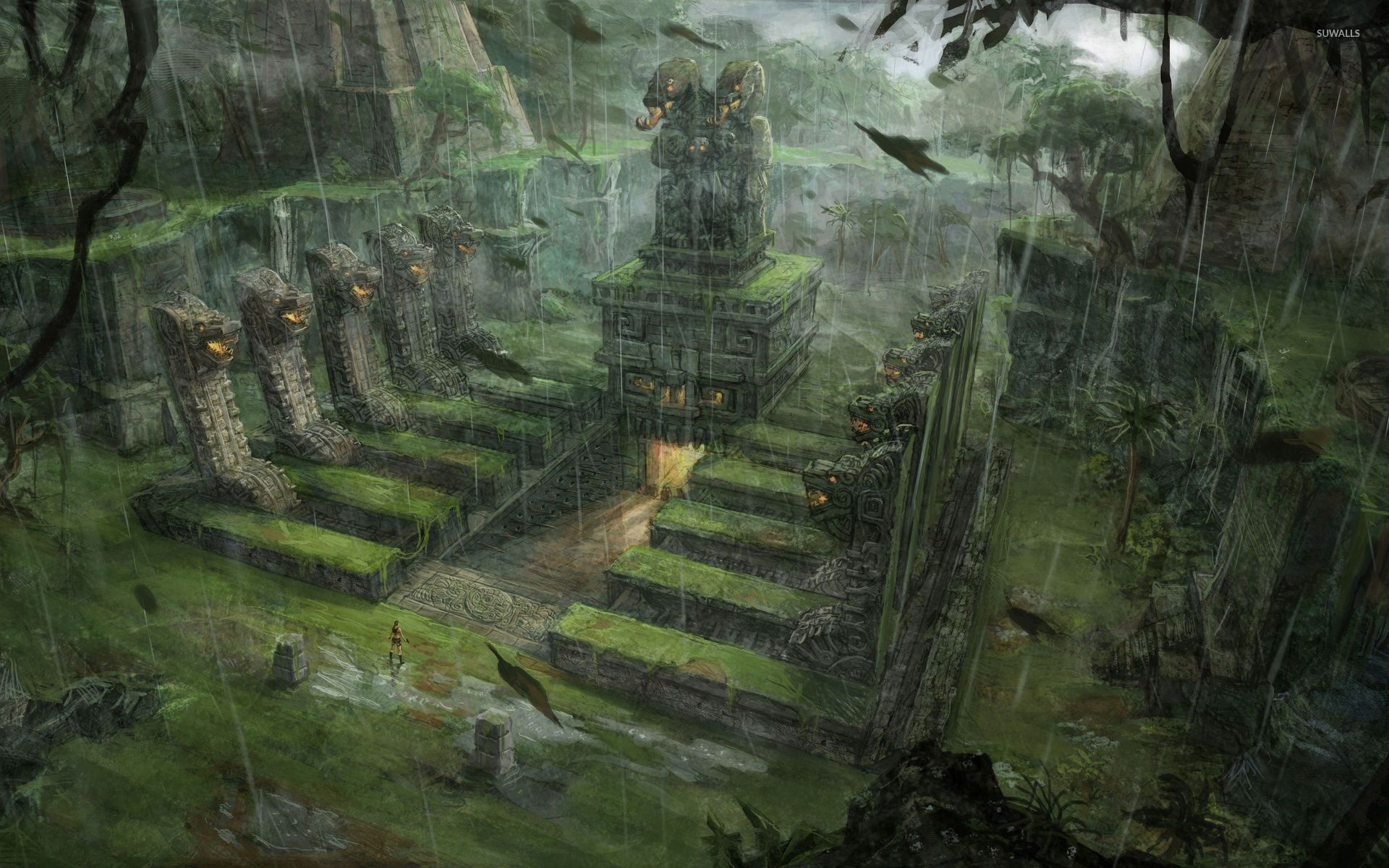 Lara Croft in Underworld, Tomb Raider wallpaper, Heroic protagonist, Immersive gameplay, 1920x1200 HD Desktop