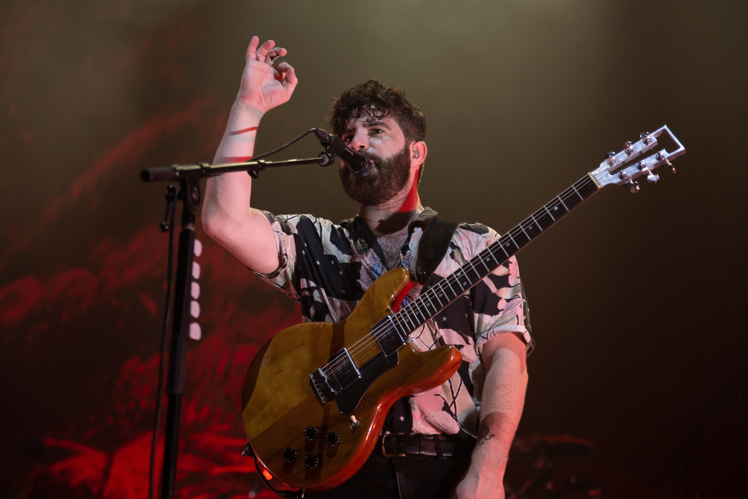 FOALS in Melbourne, Captivating performance, Energetic stage presence, Savage thrills, 2500x1670 HD Desktop