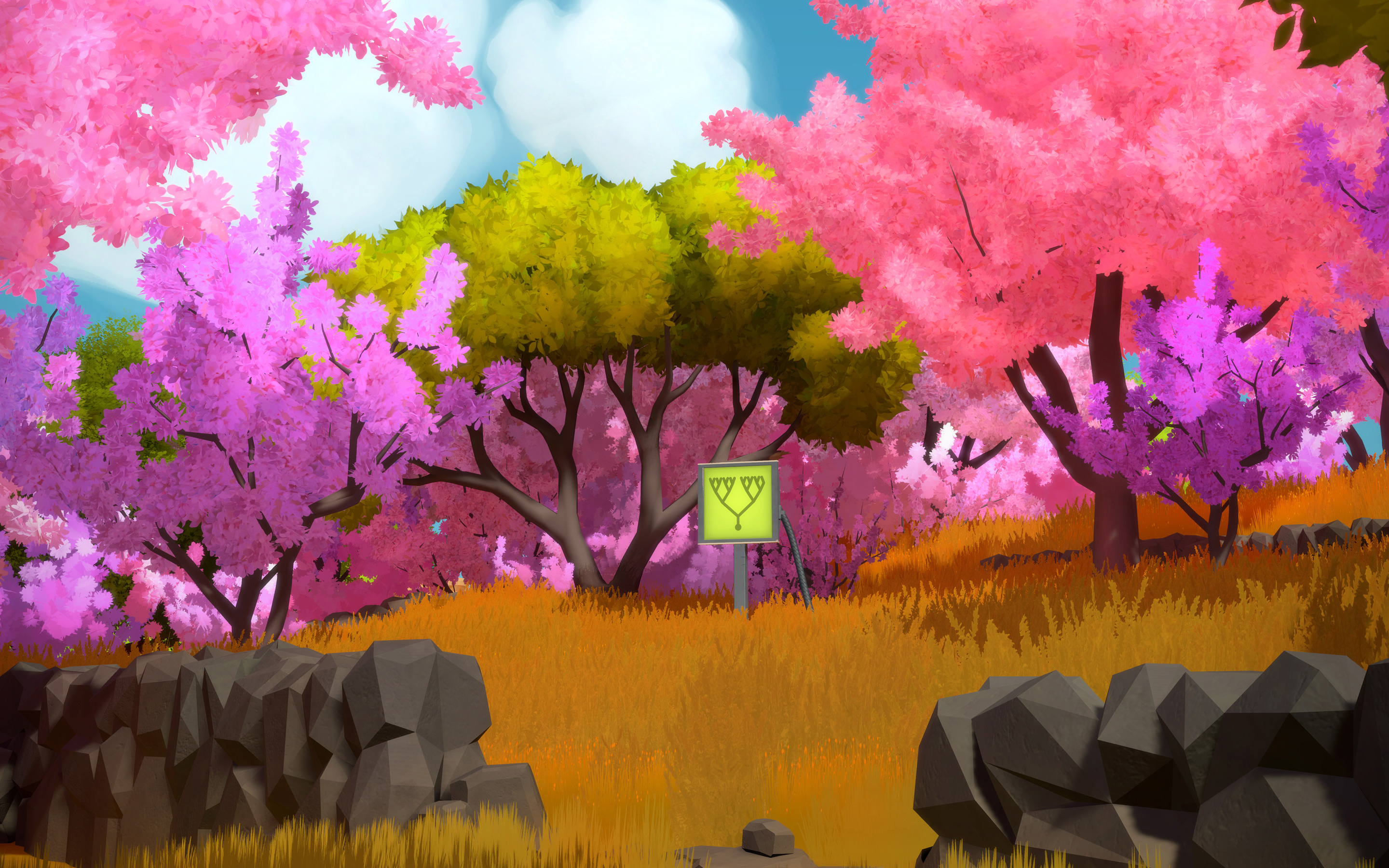 Puzzle game, Mind-bending challenges, The Witness wallpaper, Gaming experience, 2880x1800 HD Desktop