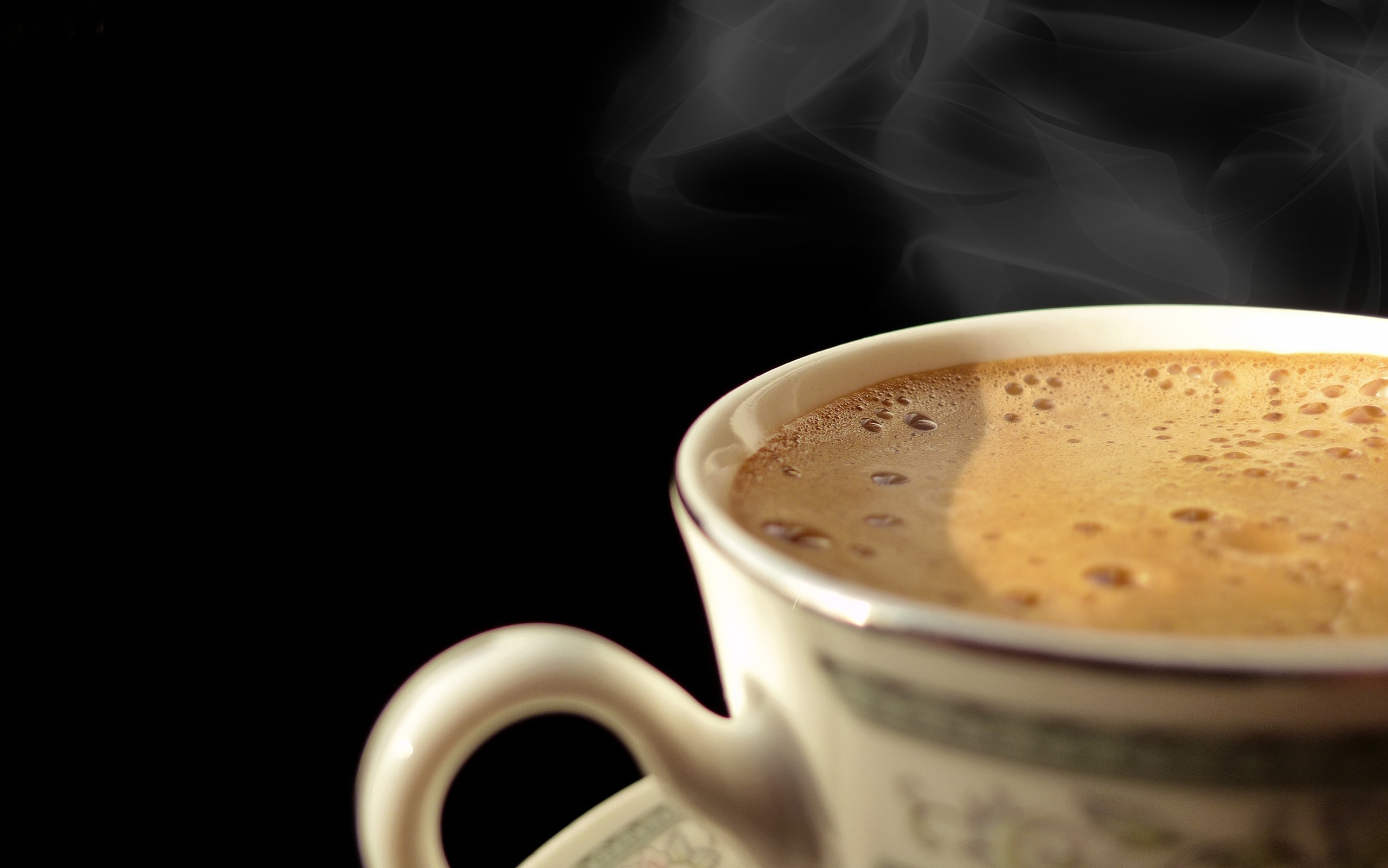Hot coffee cup scene, Steaming and inviting, Coffee cup wallpaper, Cozy and warm, 2560x1600 HD Desktop