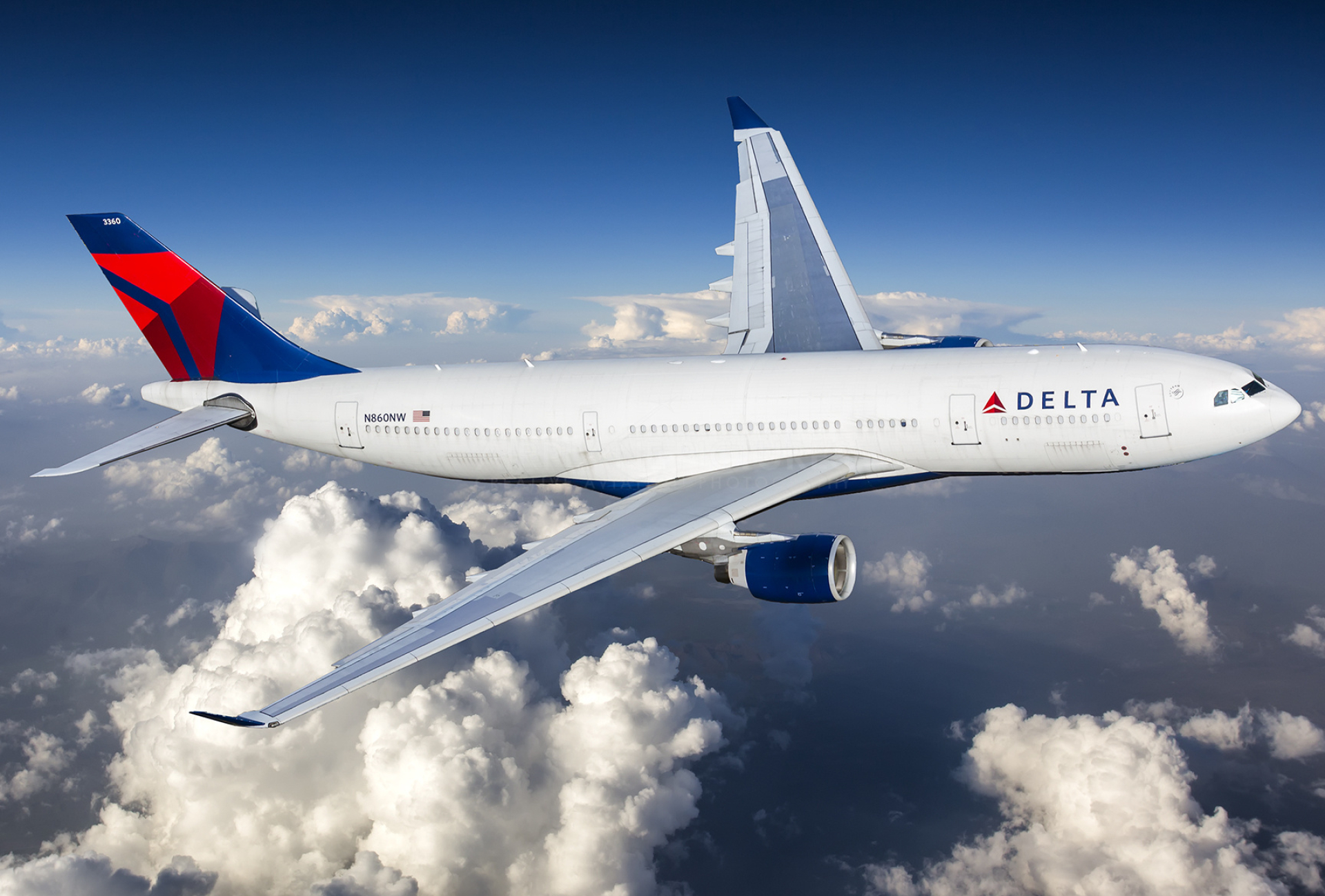 Delta Air Lines, N860NW, In-flight international, Photo ID 1224396, 1920x1300 HD Desktop