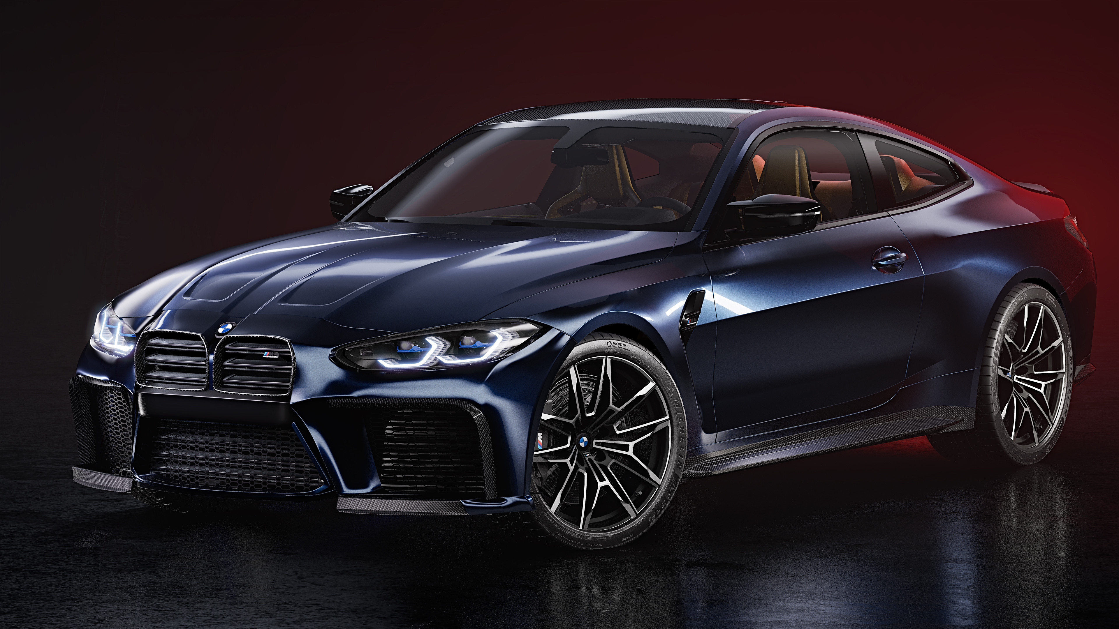 BMW 8 Series, M4 Competition 2021, Unreal Engine Studio Lighting, David Baylis Design, 3840x2160 4K Desktop