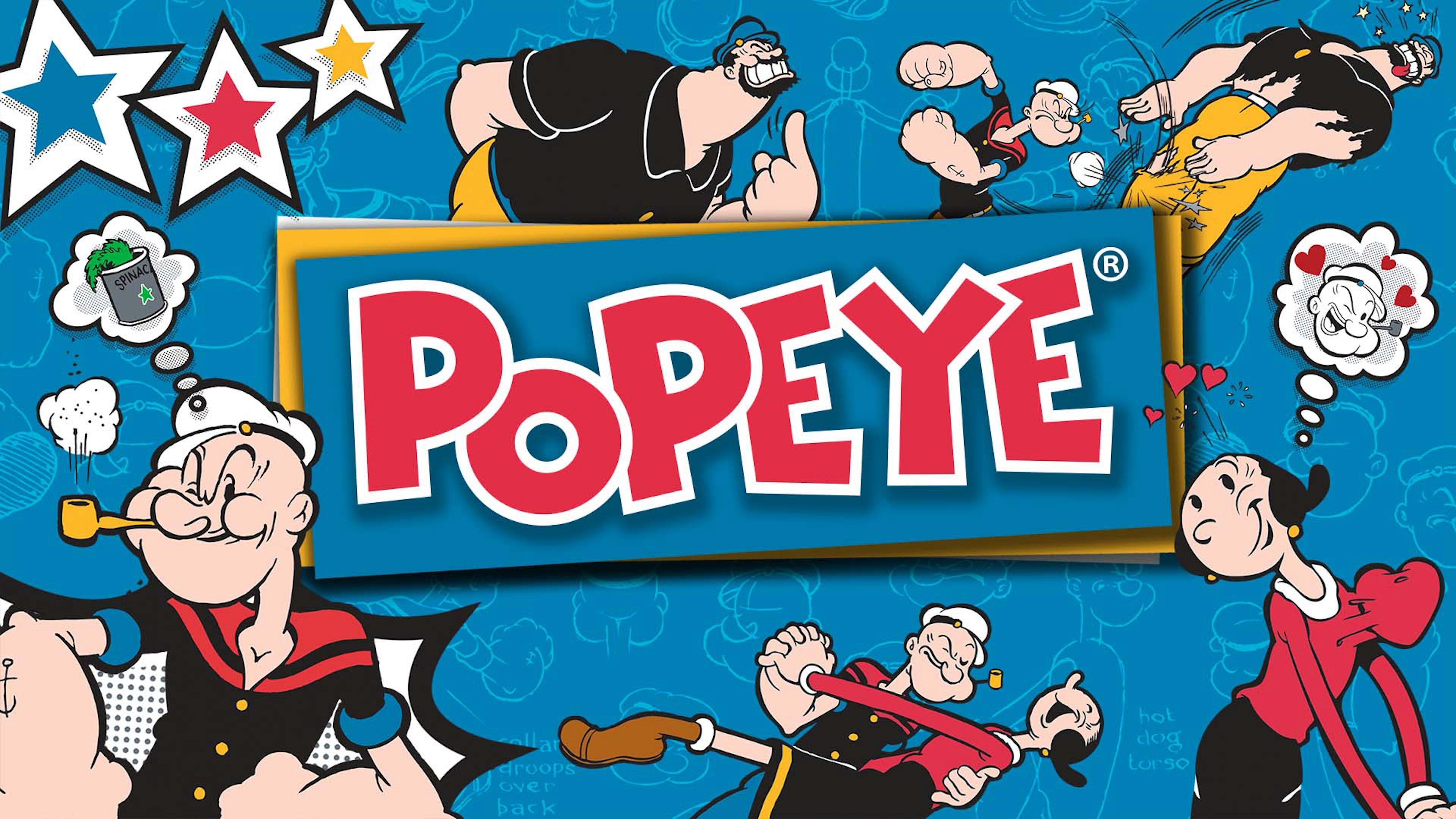 Popeye the Sailor, Beloved character, Animated icon, Spinach, 3840x2160 4K Desktop