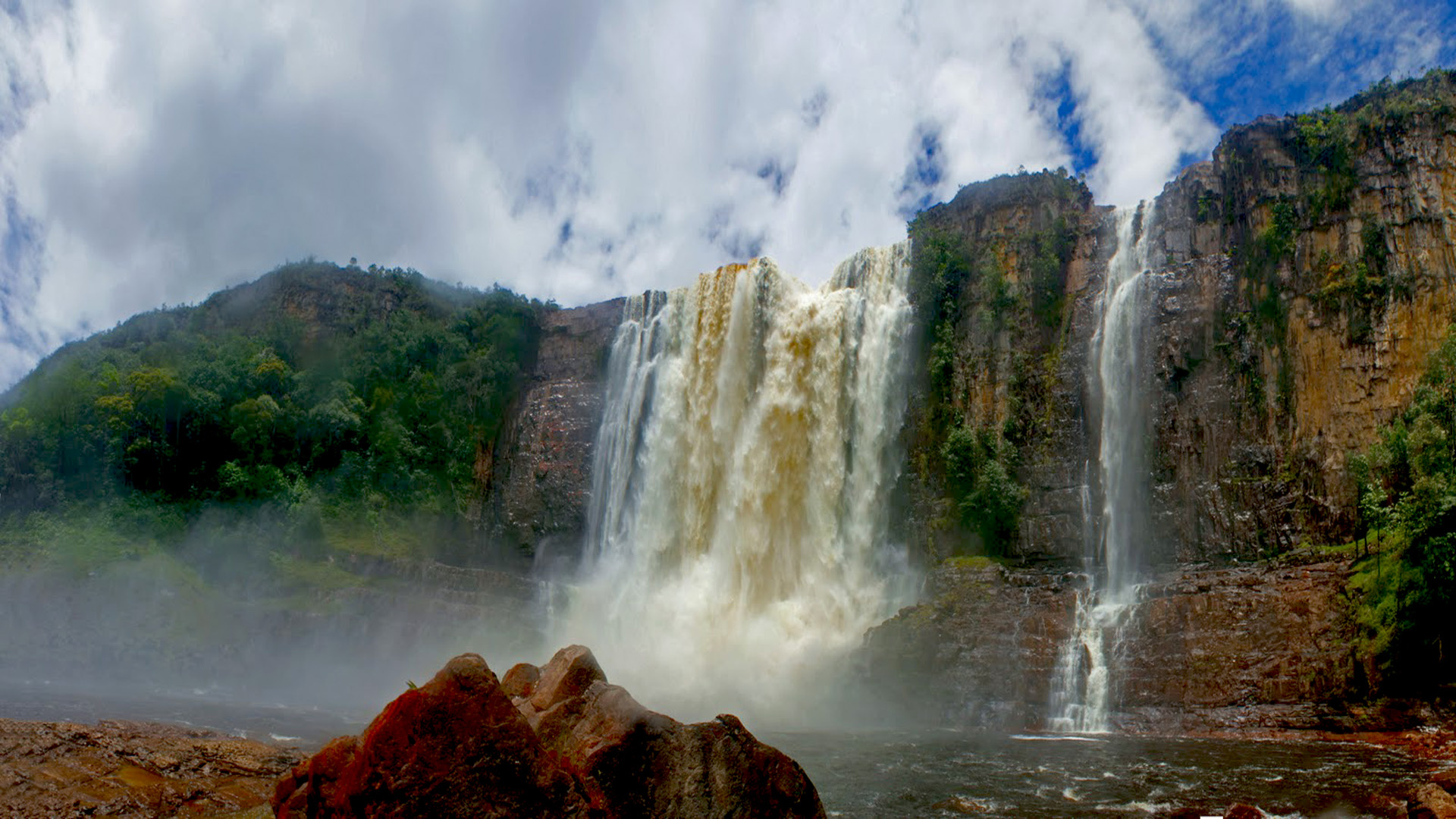 Venezuela, Angel Falls, Guayana Canaima National Park, 1920x1080 Full HD Desktop