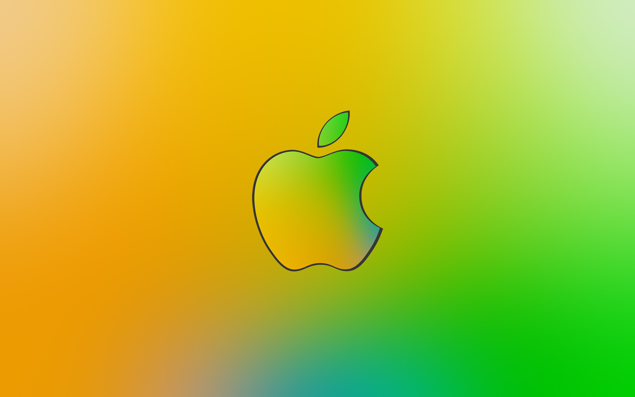Apple Logo: American manufacturer of personal computers, smartphones, tablets. 2560x1600 HD Wallpaper.