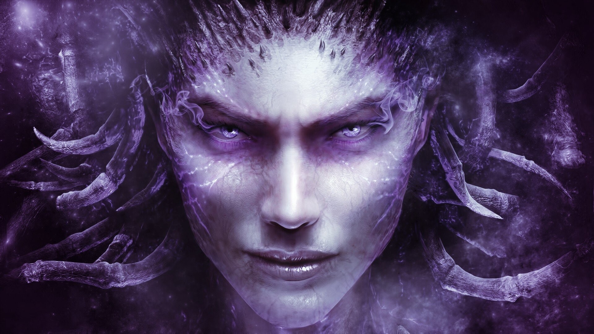 Ghost (Kerrigan): Starcraft II: Heart of the Swarm fan art, The second part of the StarCraft II trilogy developed by Blizzard Entertainment. 1920x1080 Full HD Background.
