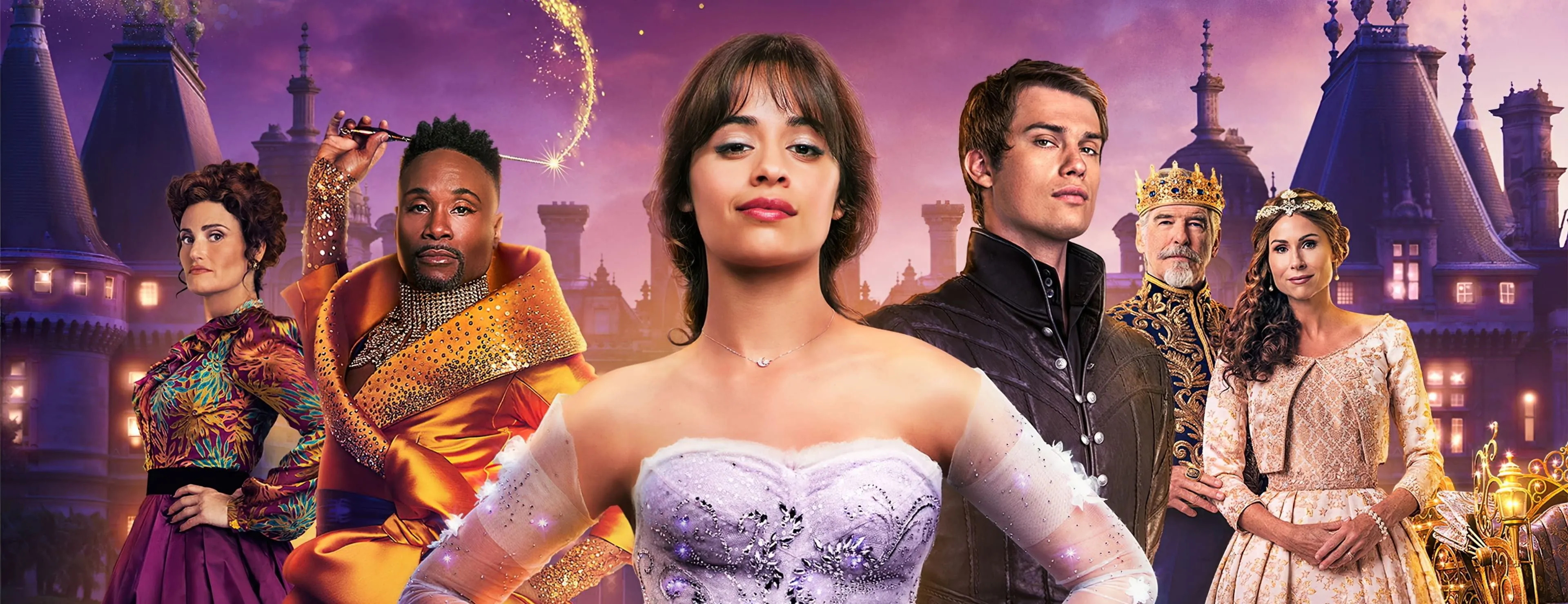 Cinderella 2021, Enchanting performance, Jason's movie blog, Captivating storyline, 3840x1480 Dual Screen Desktop
