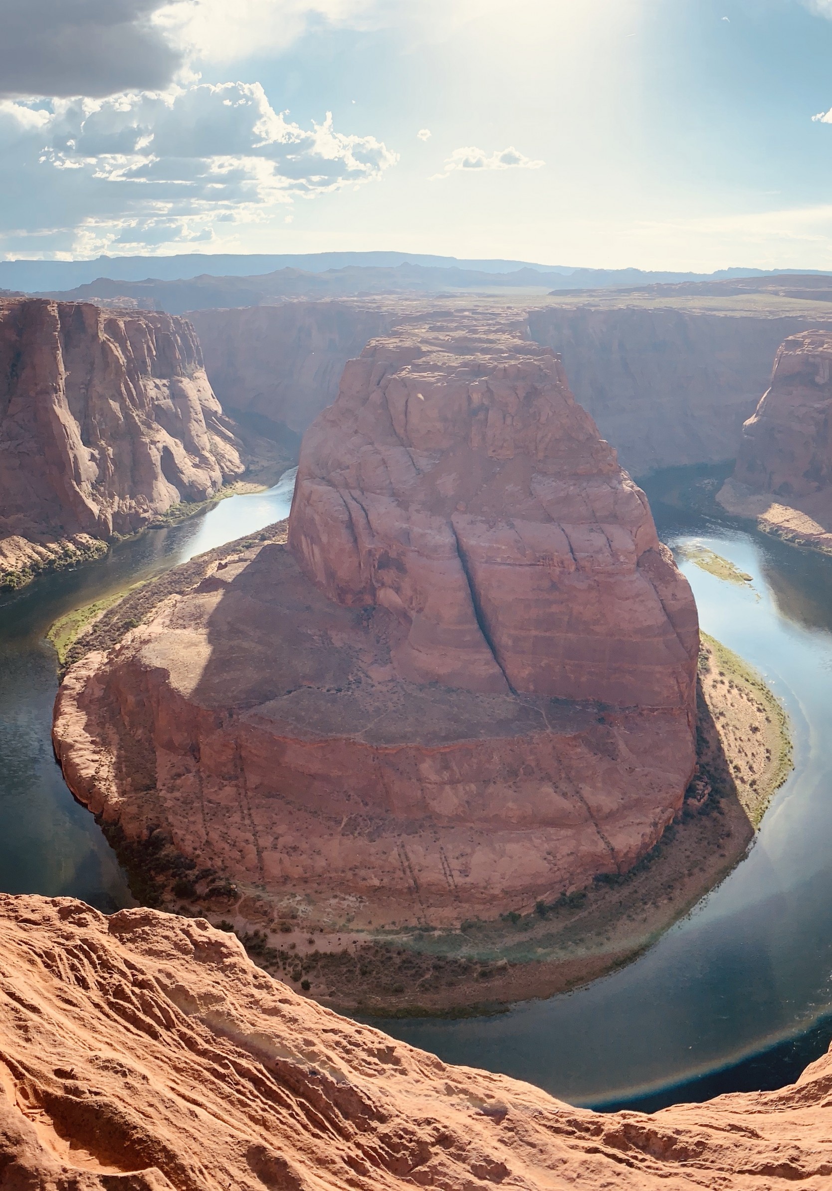 Colorado River, Scenic waterway, Horseshoe Bend, Majestic landscapes, 1670x2390 HD Phone