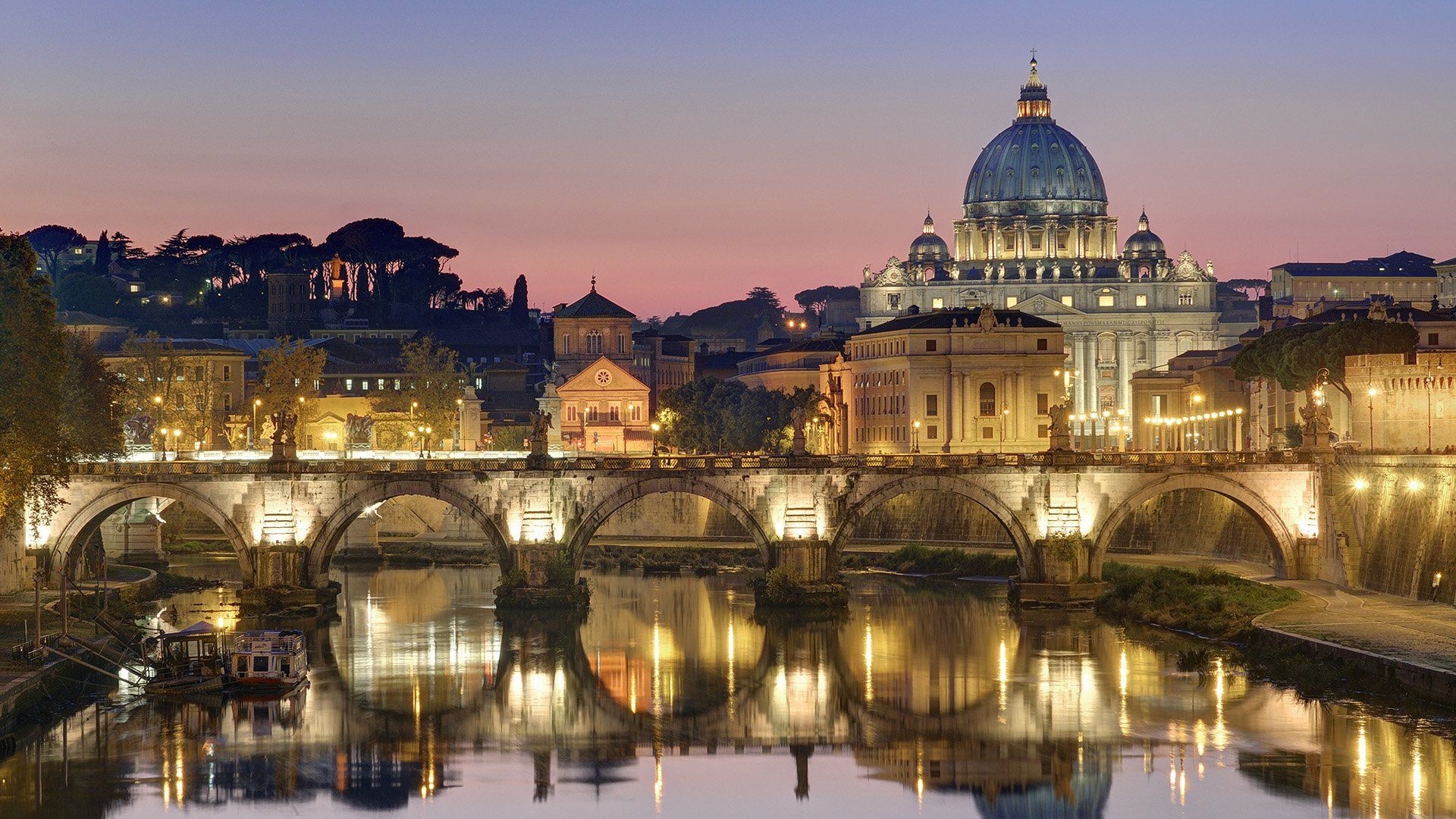 Rome skyline, Ancient wonders, Eternal city, Italian grandeur, 1920x1080 Full HD Desktop