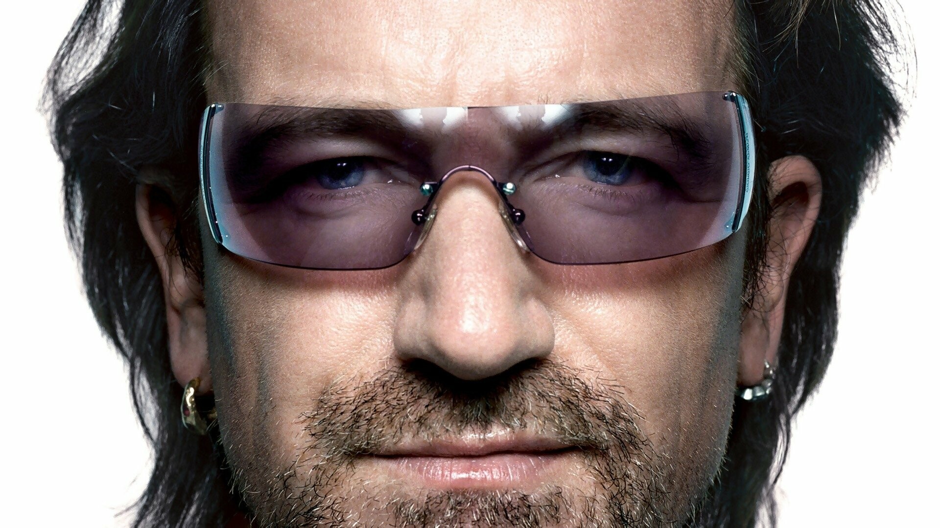U2: Bono, has received 22 Grammy Awards as a member of the band. 1920x1080 Full HD Wallpaper.