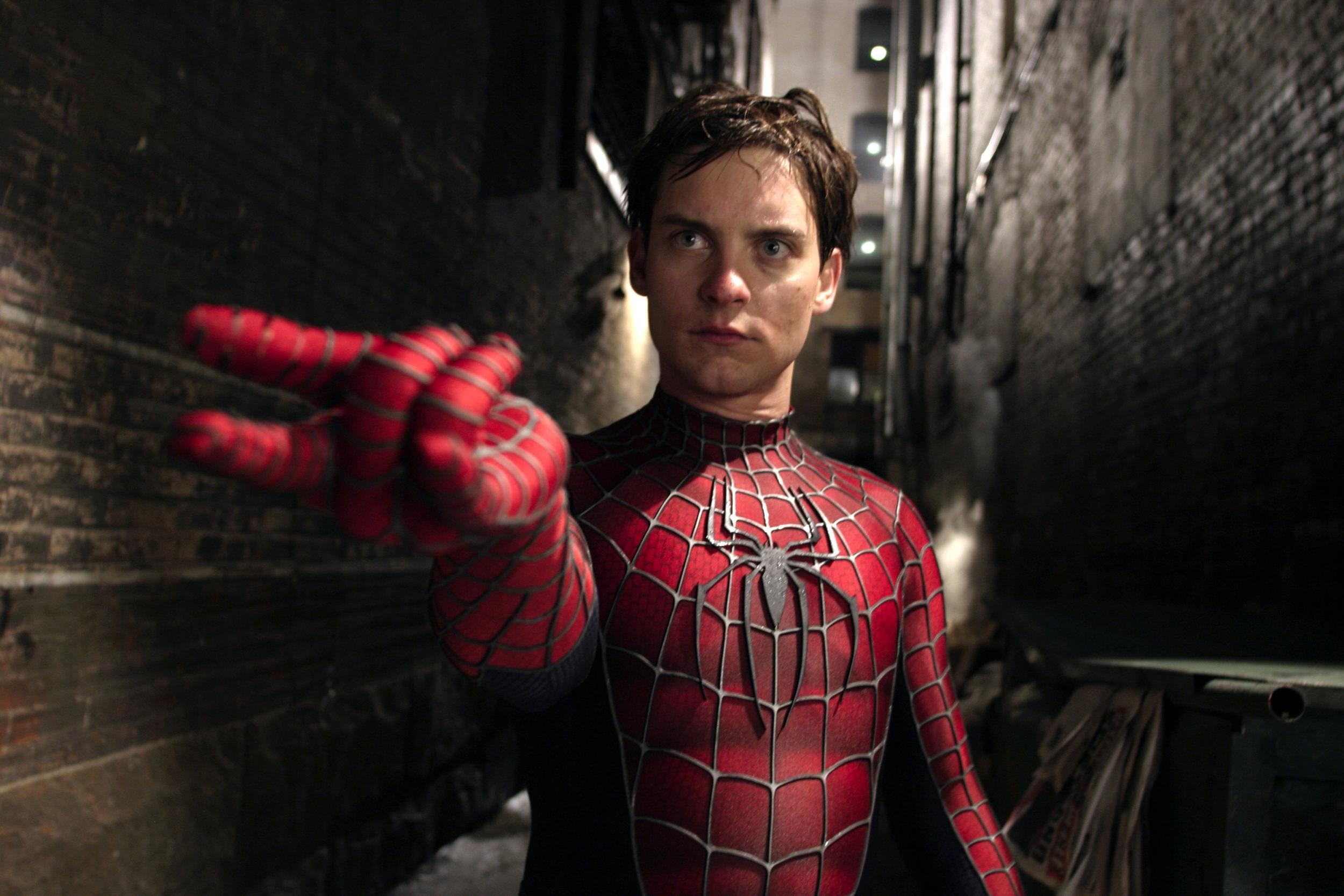 Tobey Maguire, Spider-Man trilogy, Marvel movies, Tobey's portrayal, 2500x1670 HD Desktop