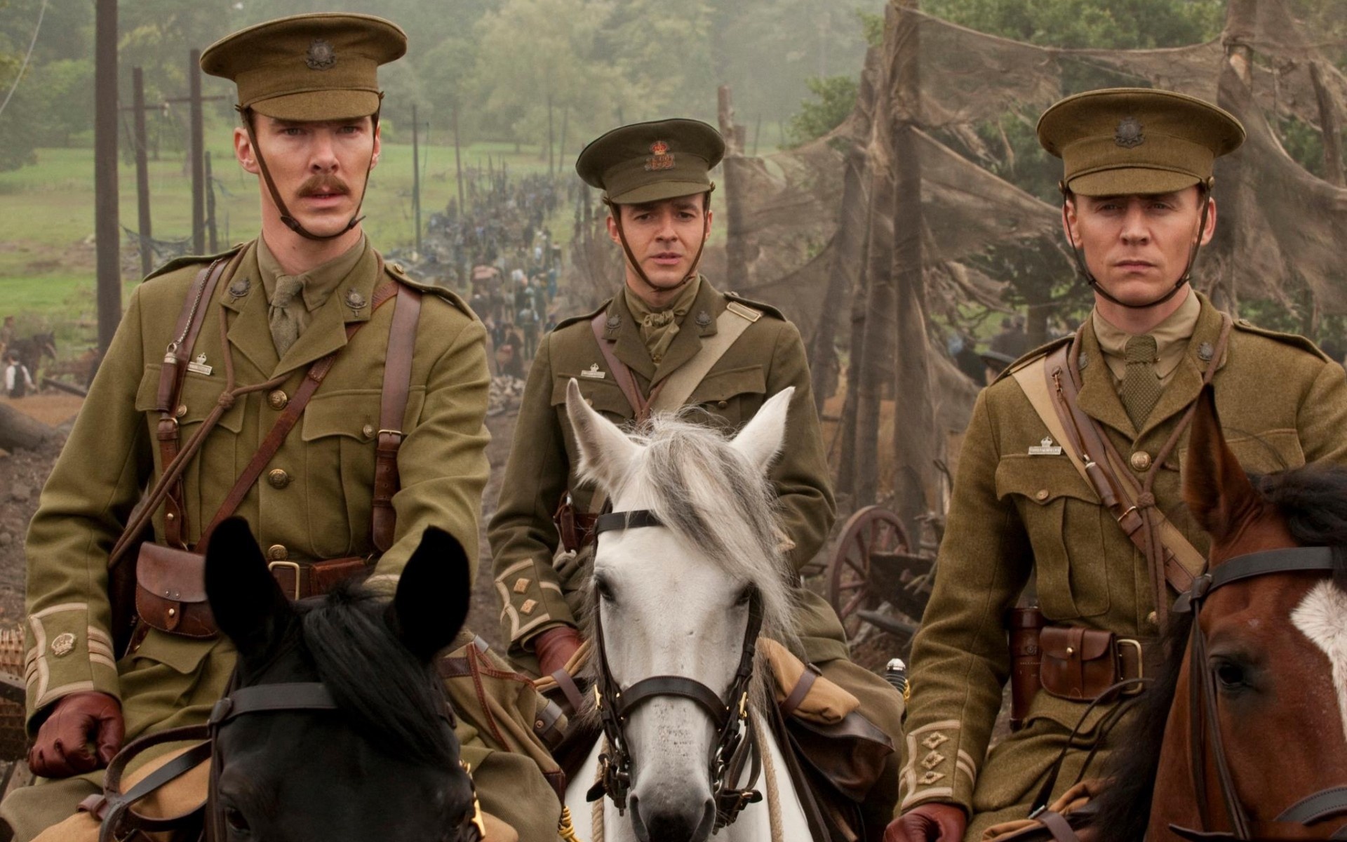 War Horse: Movie poster, Benedict Cumberbatch, Tom Hiddleston. 1920x1200 HD Wallpaper.