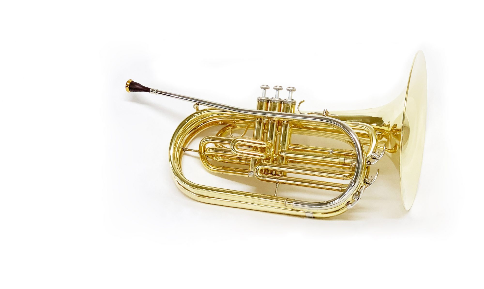 Mellophone: Cornet, Moderately Soft Tone, Flugelhorn, Trumpet, Brass Instrument, Pro Equipment. 2000x1200 HD Wallpaper.