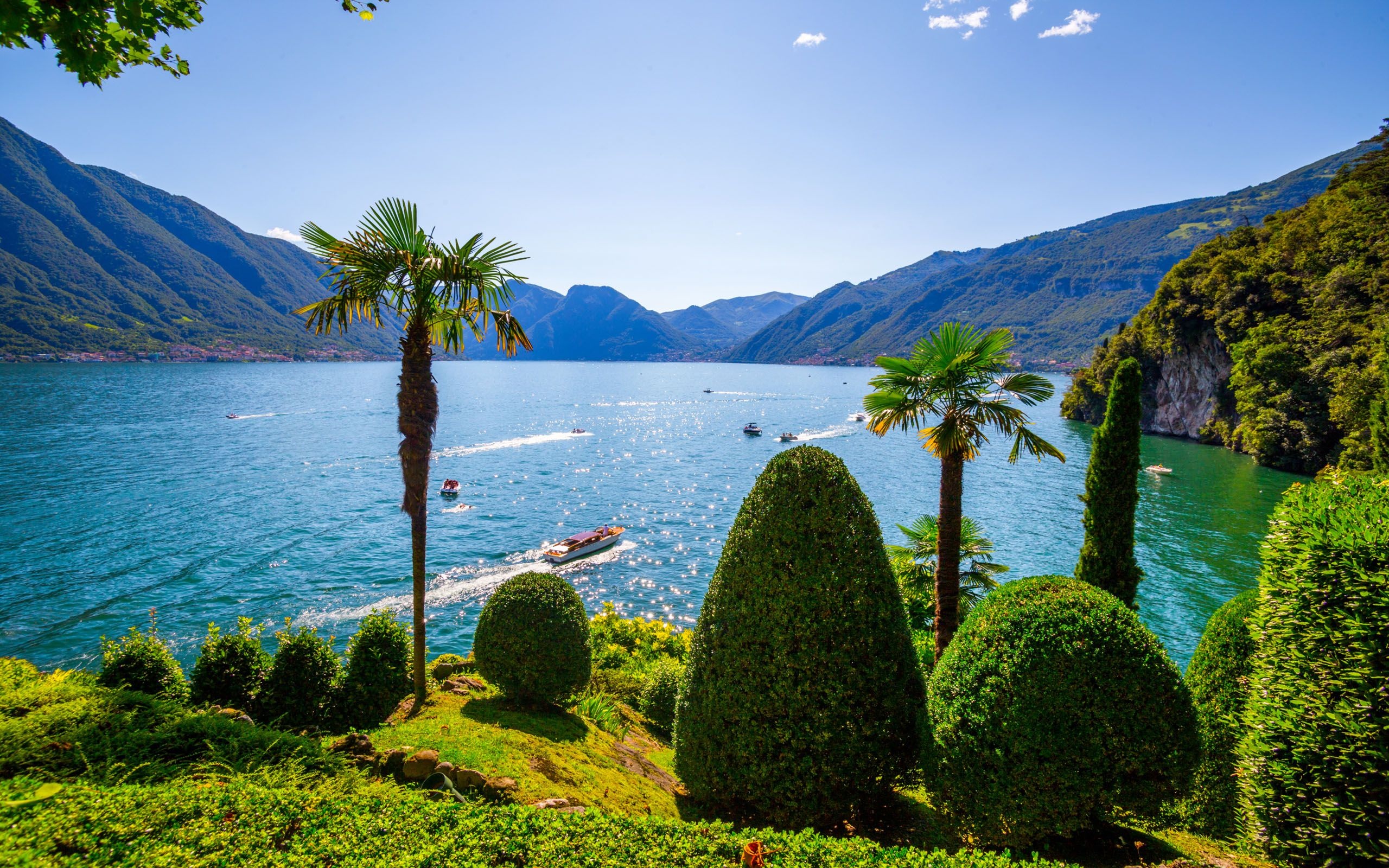 Lake Como, Serene landscapes, Stunning wallpapers, Italian paradise, 2560x1600 HD Desktop