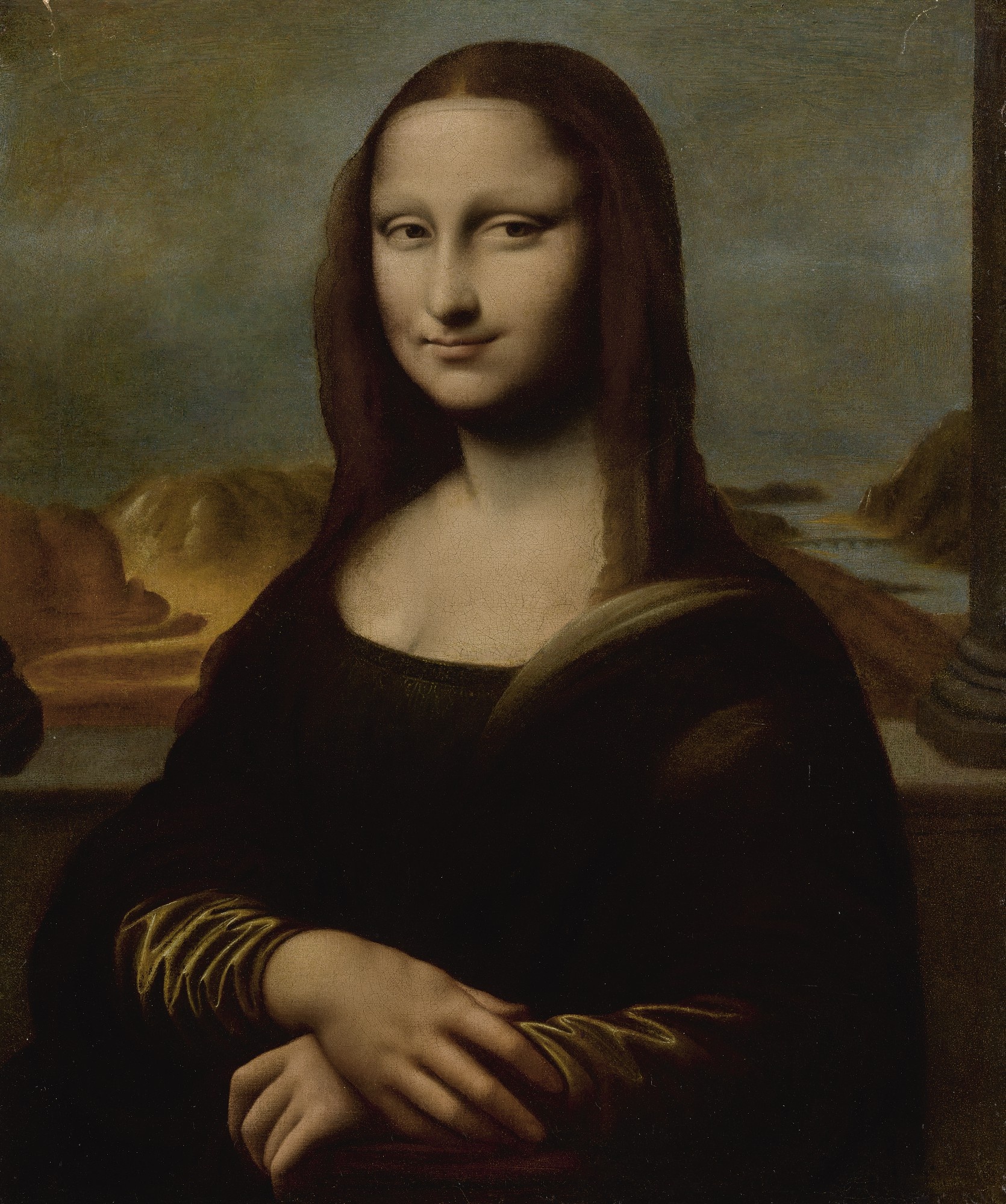 Mona Lisa, Leonardo da Vinci, 17th century, 1670x2000 HD Phone