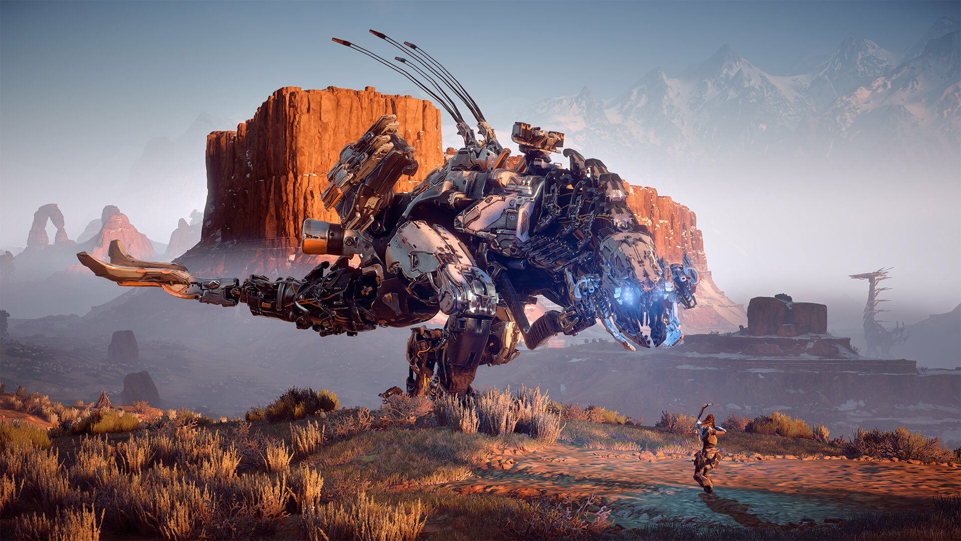 Horizon Zero Dawn: One of the best-selling PlayStation 4 games, HZD. 1920x1080 Full HD Wallpaper.
