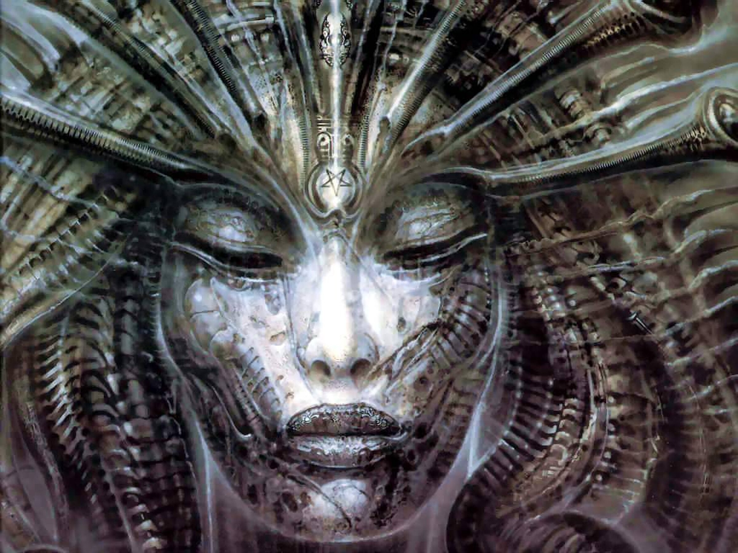 H.R. Giger: Biomechanical Art, Also Called Biomech, A Surrealistic Style Of Art That Combines Elements Of Machines With Organics. 2400x1800 HD Wallpaper.