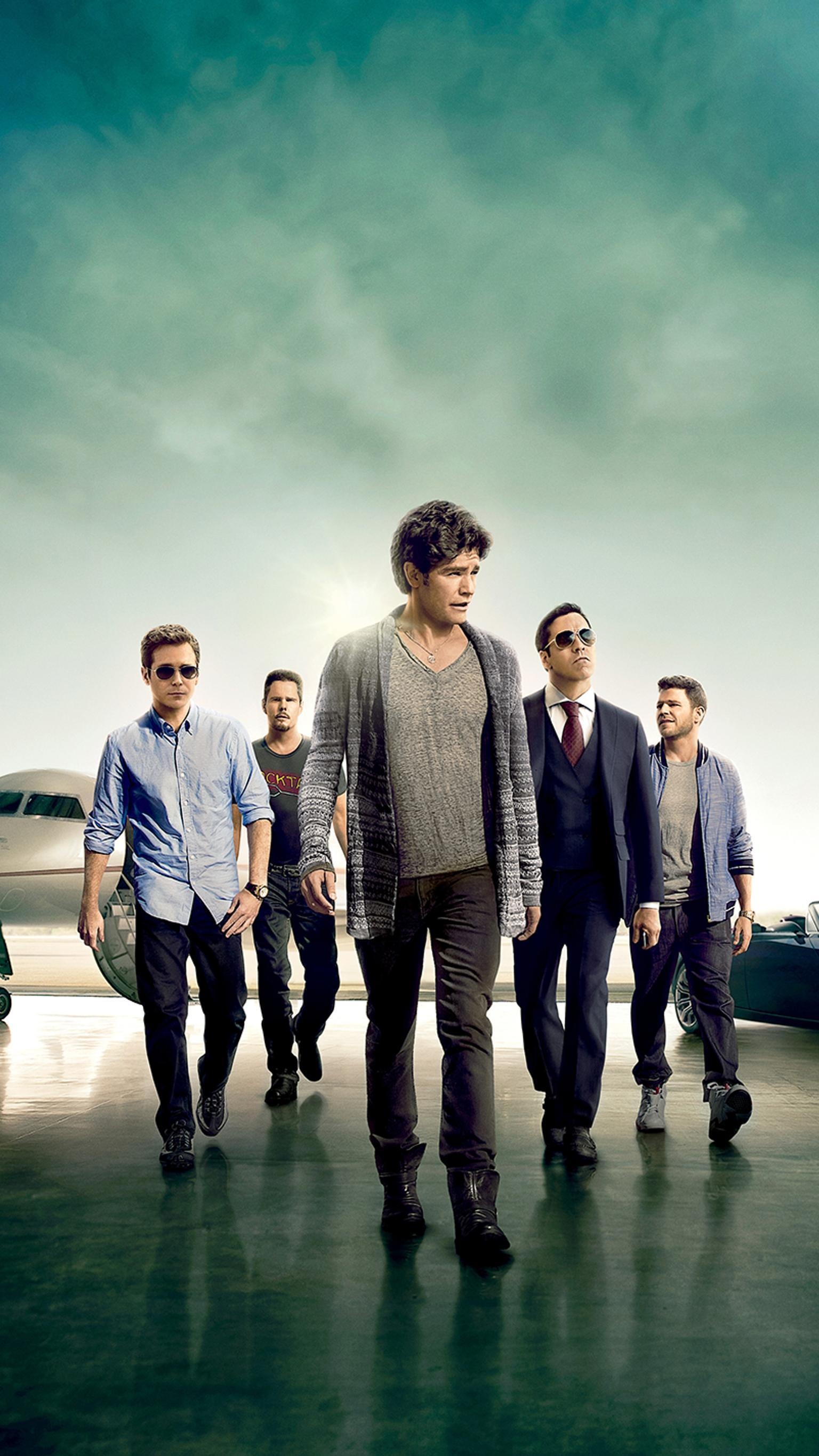 Entourage (TV Series): An American comedy-drama television show that premiered on HBO on July 18, 2004. 1540x2740 HD Background.
