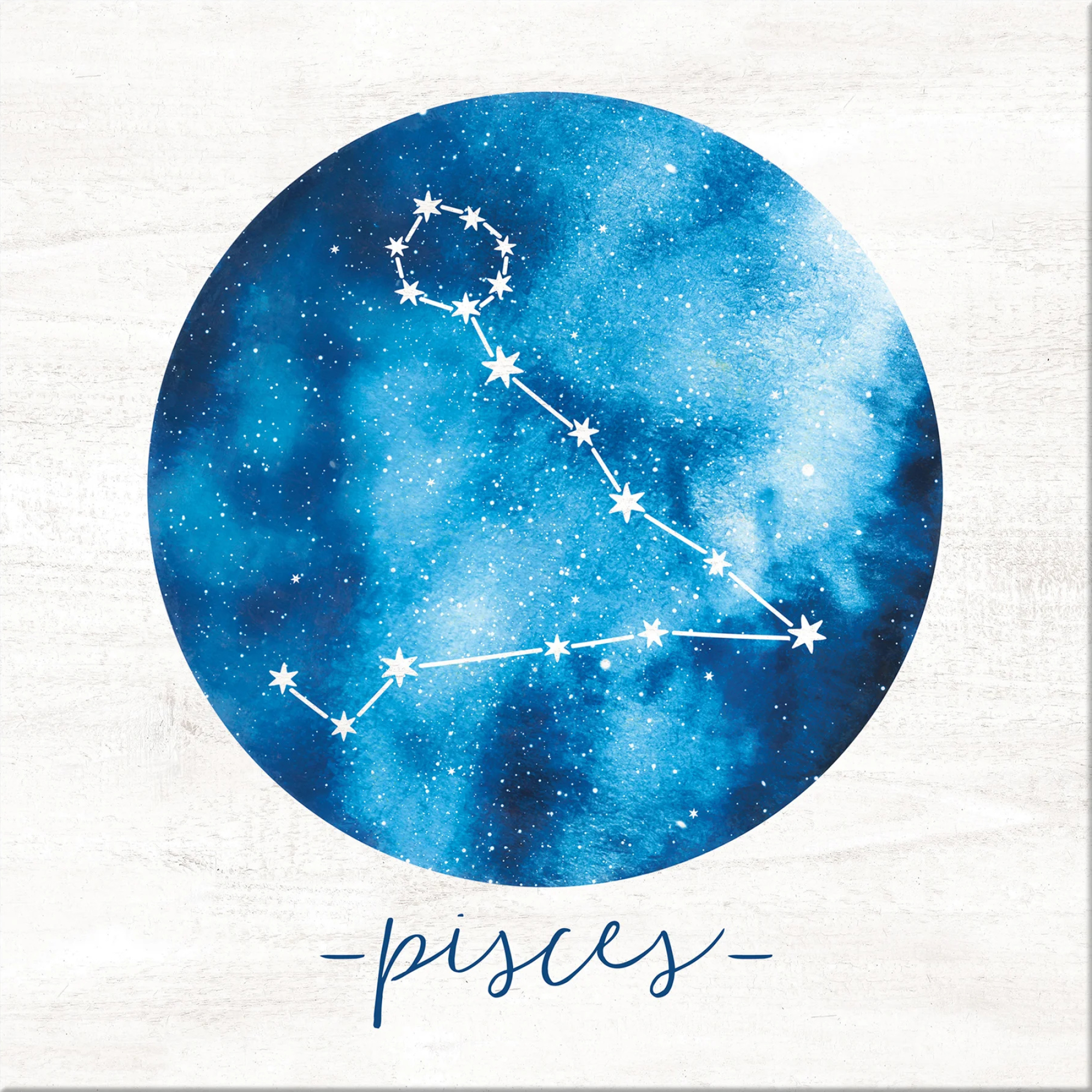 Pisces Zodiac Sign, Blue elephant artwork, Pisces zodiac canvas, Abstract home decor, 2000x2000 HD Phone