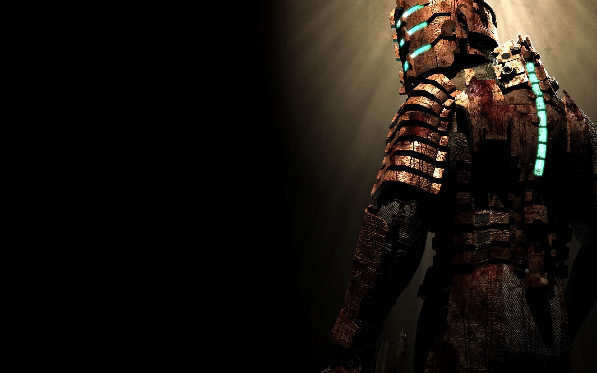 Dead Space: "Resource Integration Gear" (RIG) spacesuit. 1920x1200 HD Background.