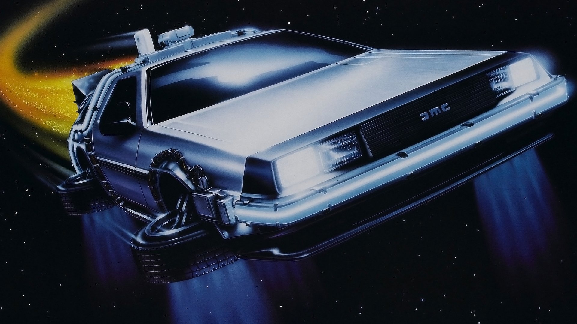 DeLorean Time Machine, Back to the Future, Iconic Car, Time Travel, 1920x1080 Full HD Desktop