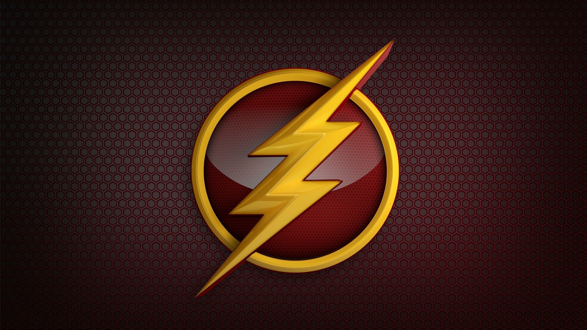 Flash (DC): The power of super speed, Logo. 2050x1160 HD Wallpaper.