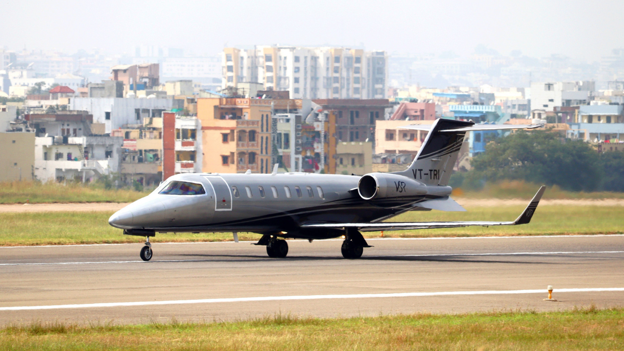 LearJet 45, Private travels, Bombardier aircraft, OneSpotter, 2050x1160 HD Desktop