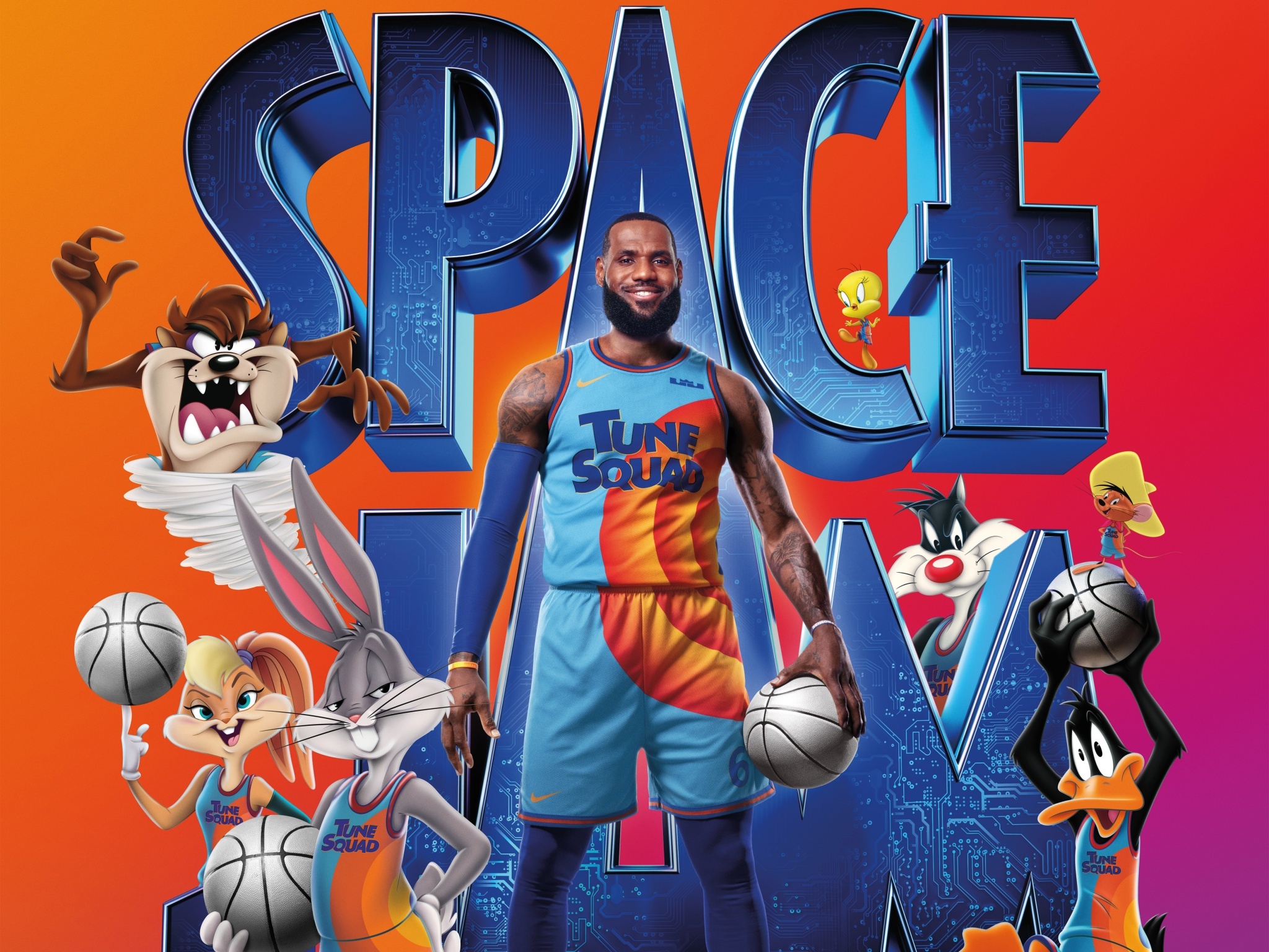 Space Jam: A New Legacy, 4K comedy wallpapers, Lebron James, Exciting movie, 2050x1540 HD Desktop