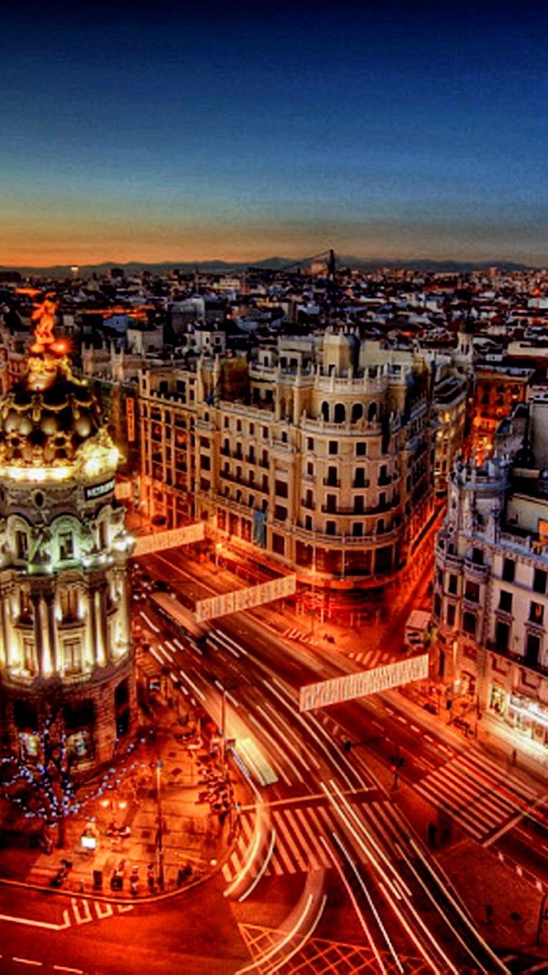 Madrid city views, Urban wallpapers, Mobile backgrounds, Spanish charm, 1080x1920 Full HD Handy