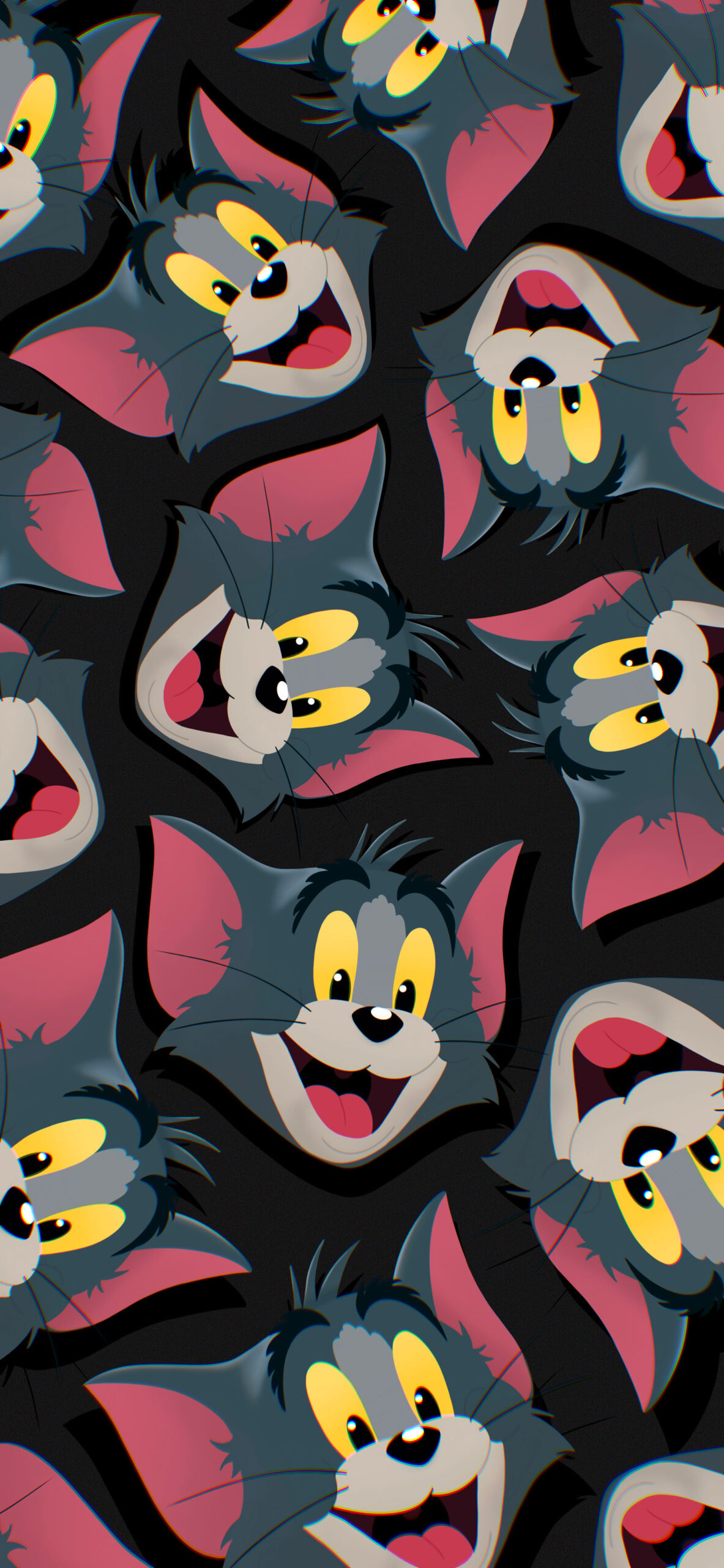 Tom and Jerry movie, Tom black wallpapers, Dark and mysterious, Film adaptation, 1190x2560 HD Phone