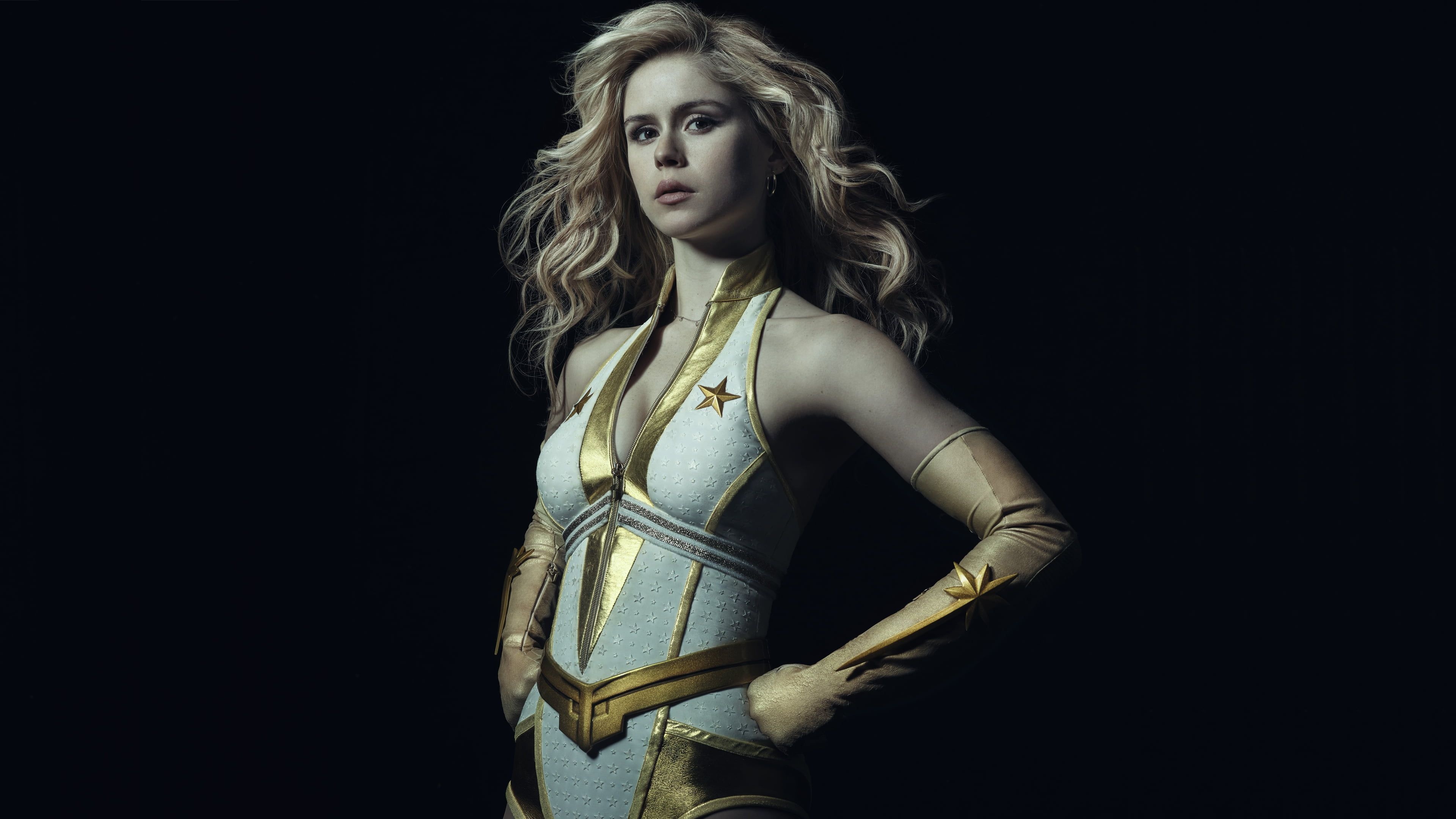 Erin Moriarty: Annie January, A Christian superhero with light-based powers and a member of the Seven, The Boys. 3840x2160 4K Background.
